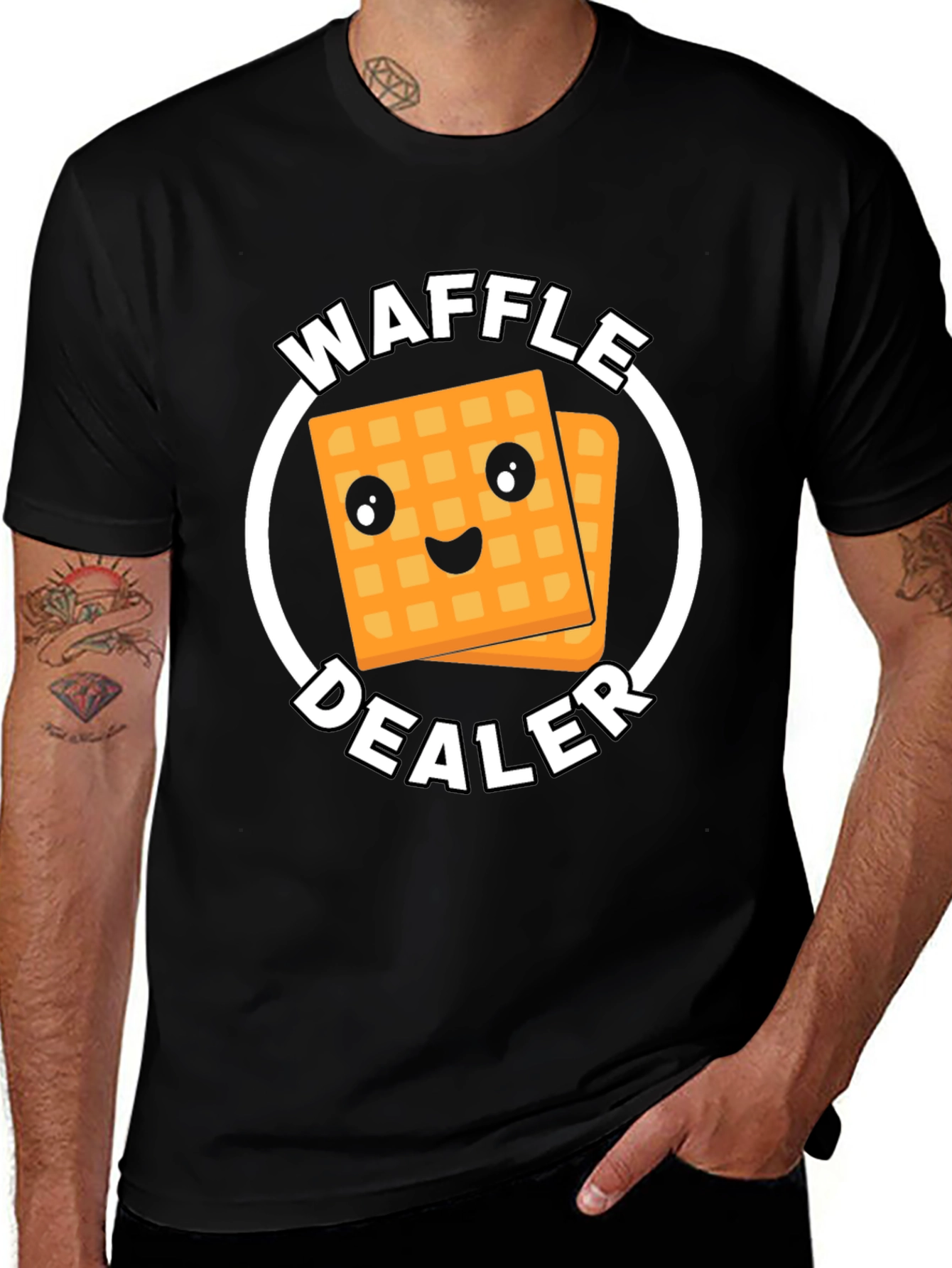 Waffle Dealer T-Shirt - Funny Foodie Tee