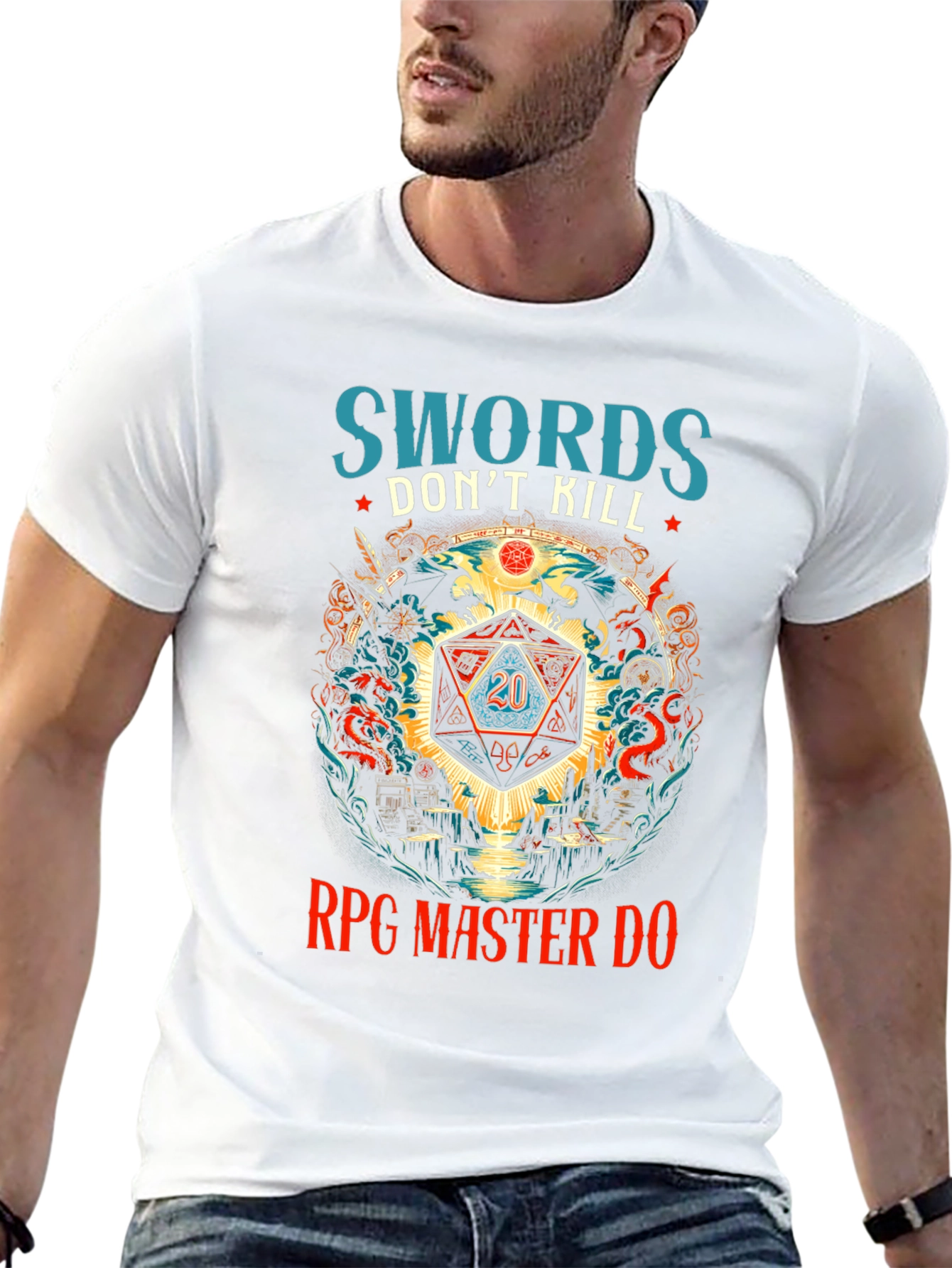 RPG Master Dice Graphic T-Shirt
