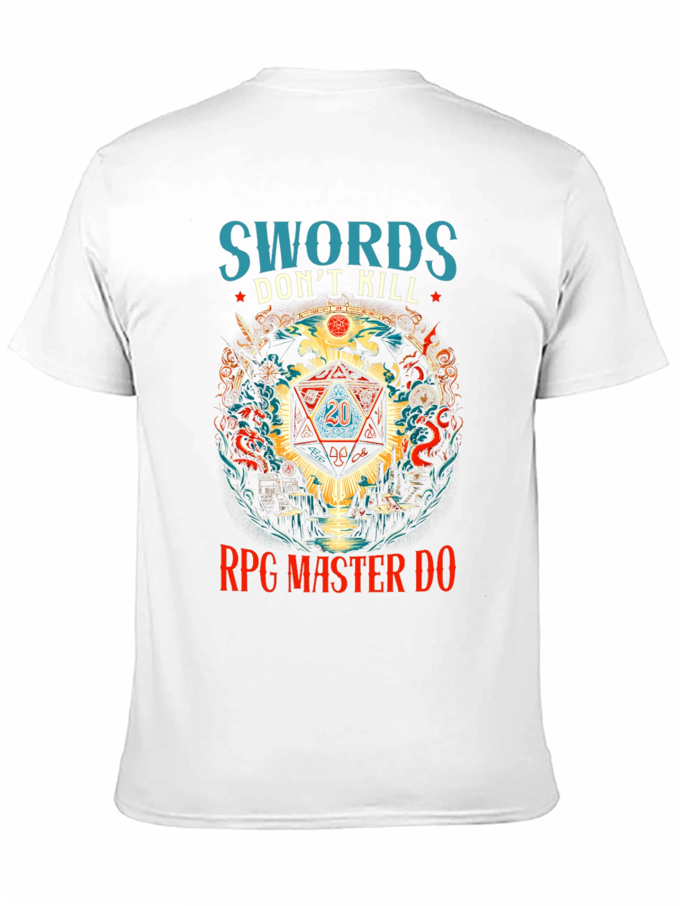 RPG Master Dice Graphic T-Shirt