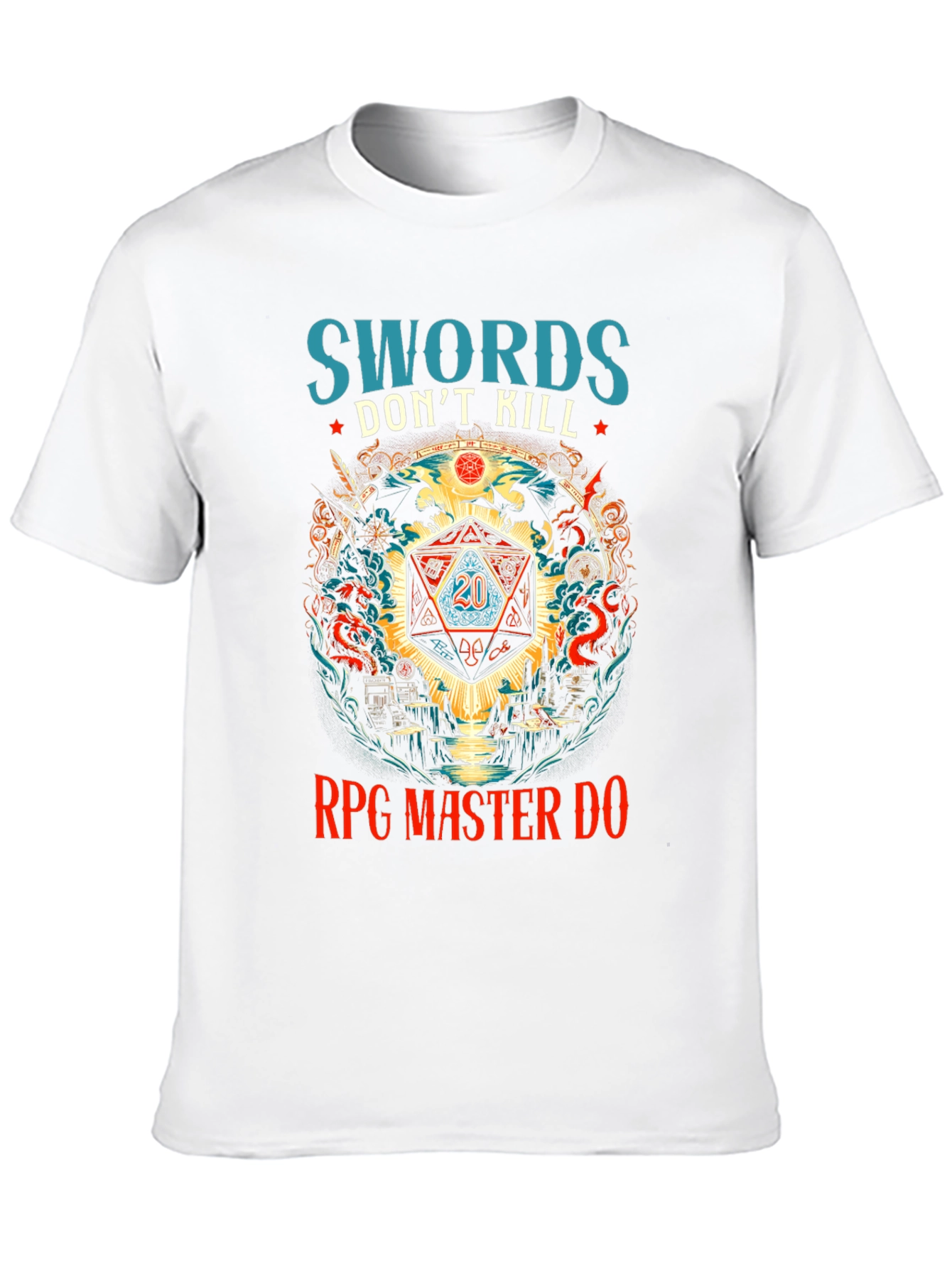 RPG Master Dice Graphic T-Shirt
