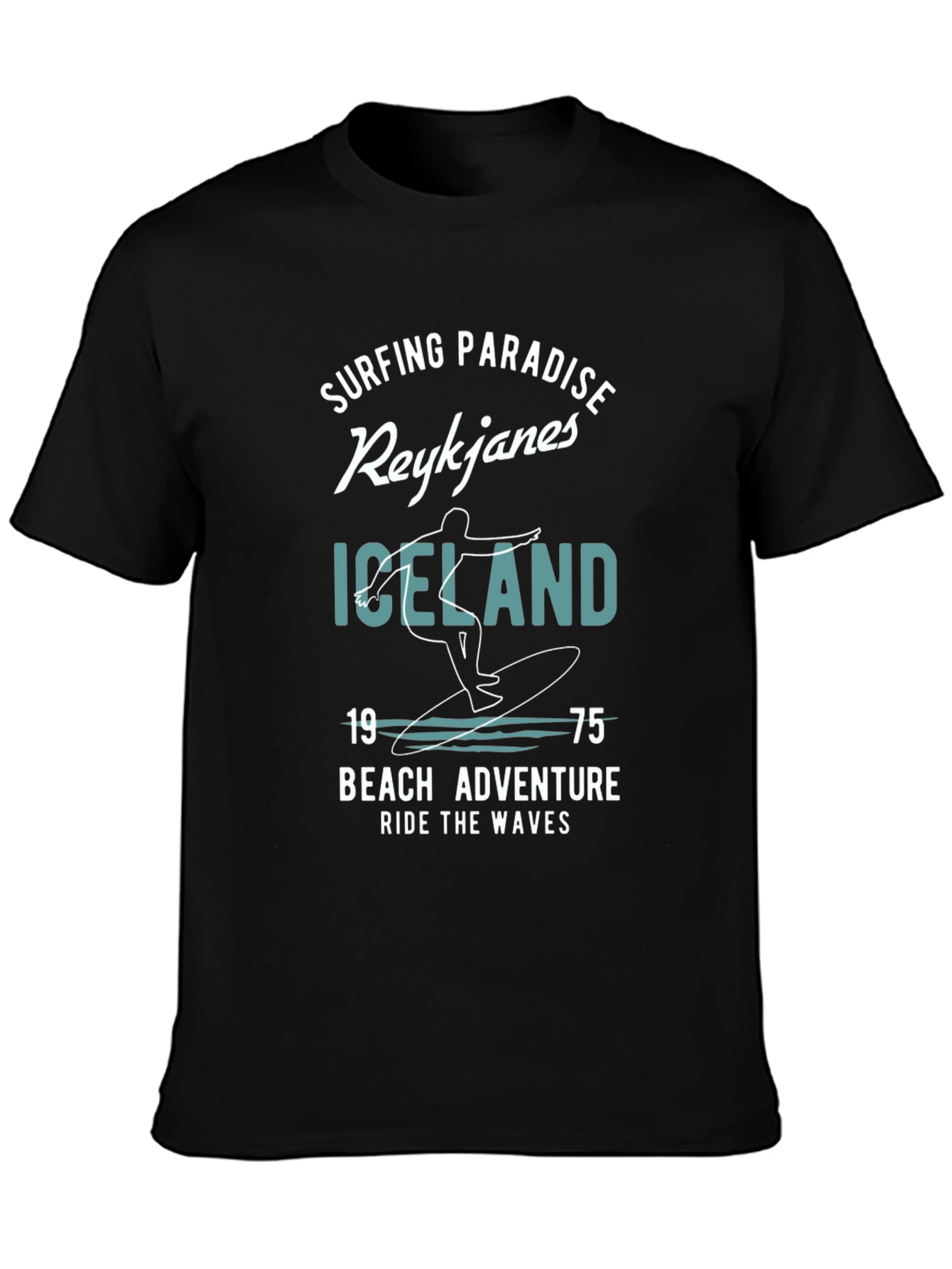 Reykjanes Iceland Surfing Adventure Tee