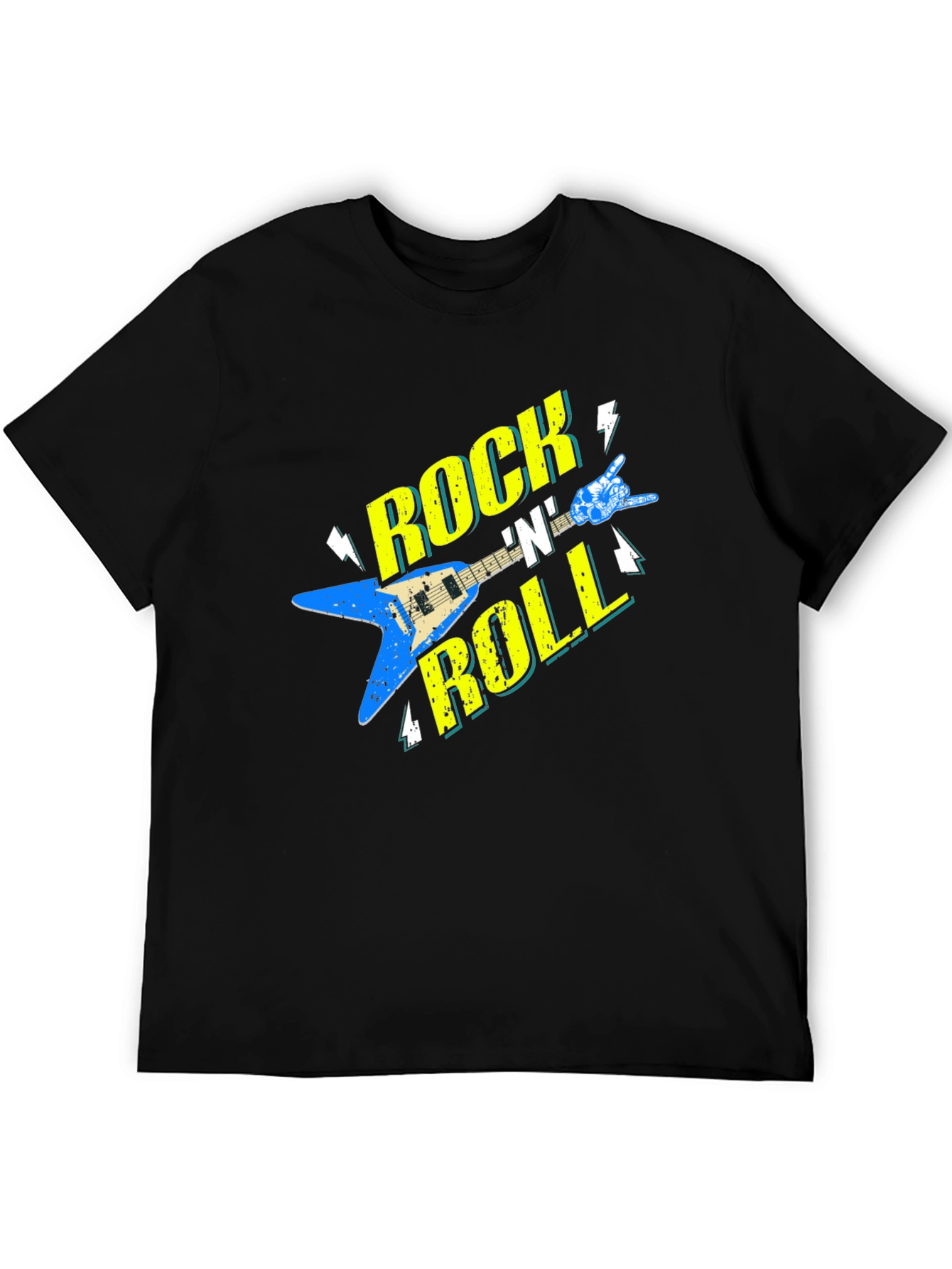Rock N Roll Music Graphic T-Shirt