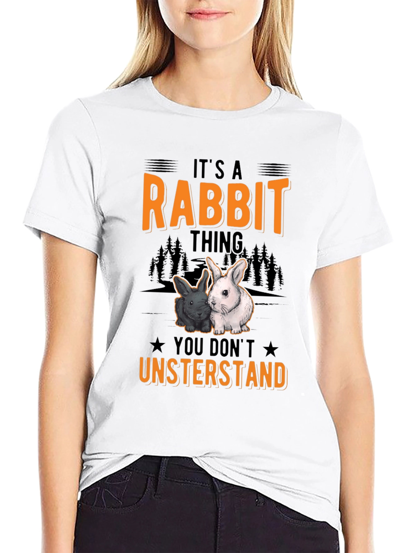 Rabbit Thing T-Shirt - Cute Bunny Tee