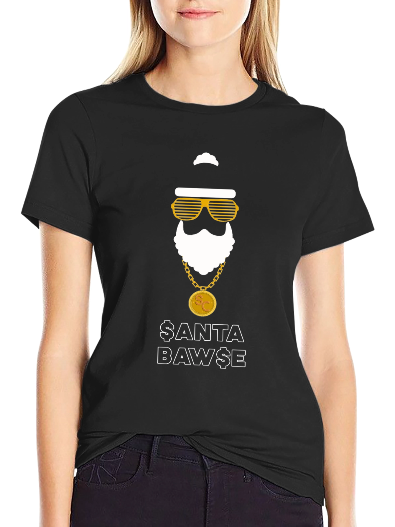 Santa Bawse Graphic Tee - Holiday Swag