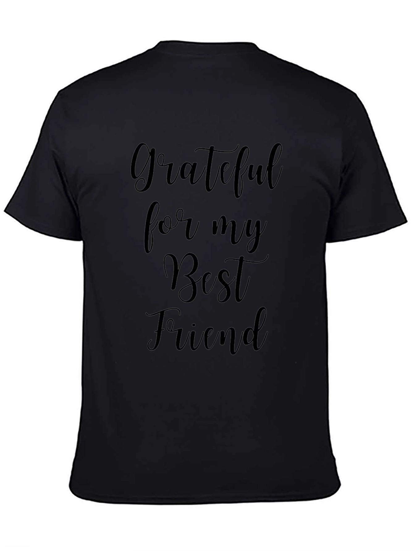 Grateful Best Friend Black T-Shirt