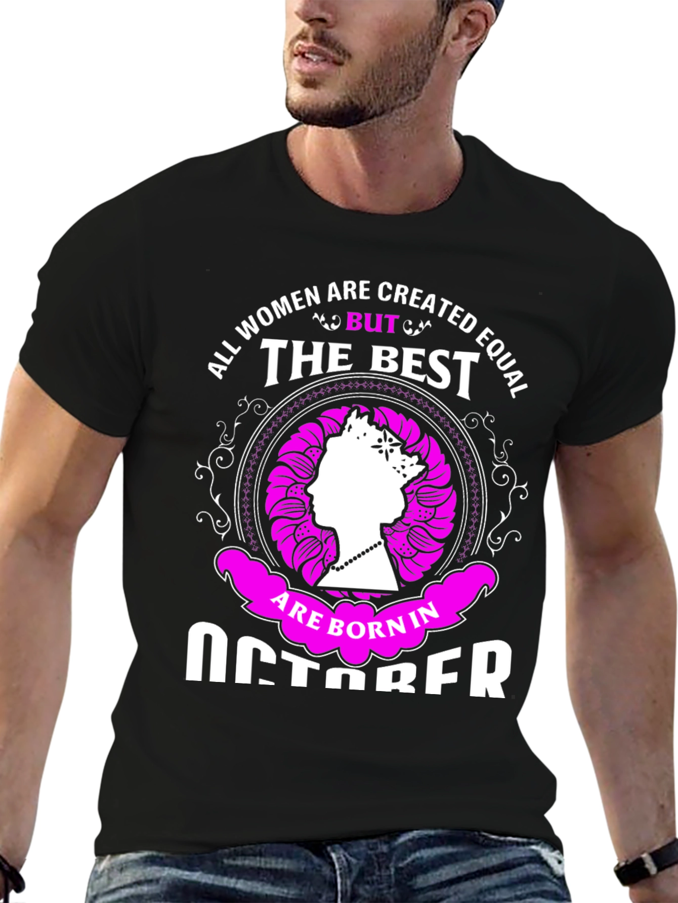Born in October Womens T-Shirt