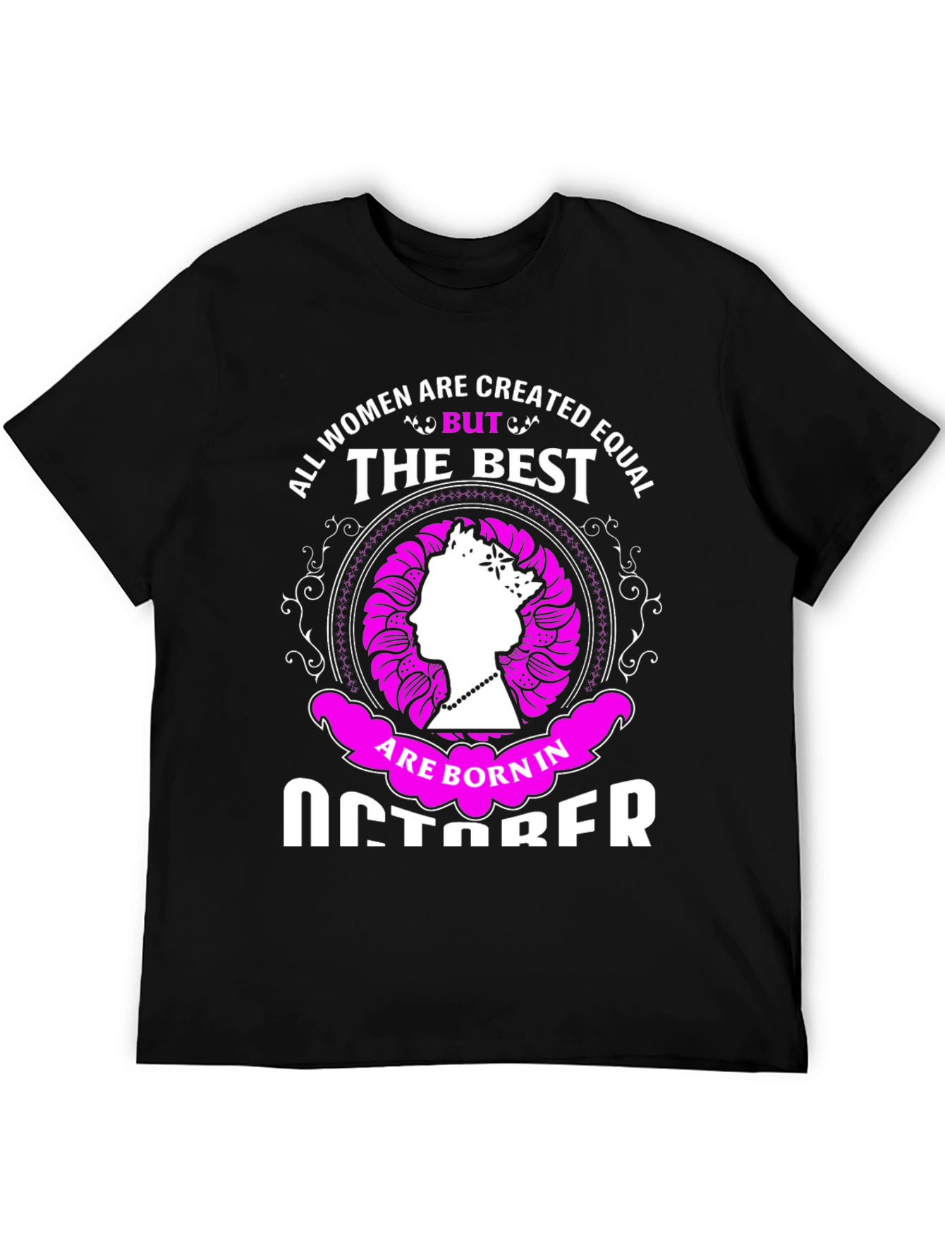 Born in October Womens T-Shirt
