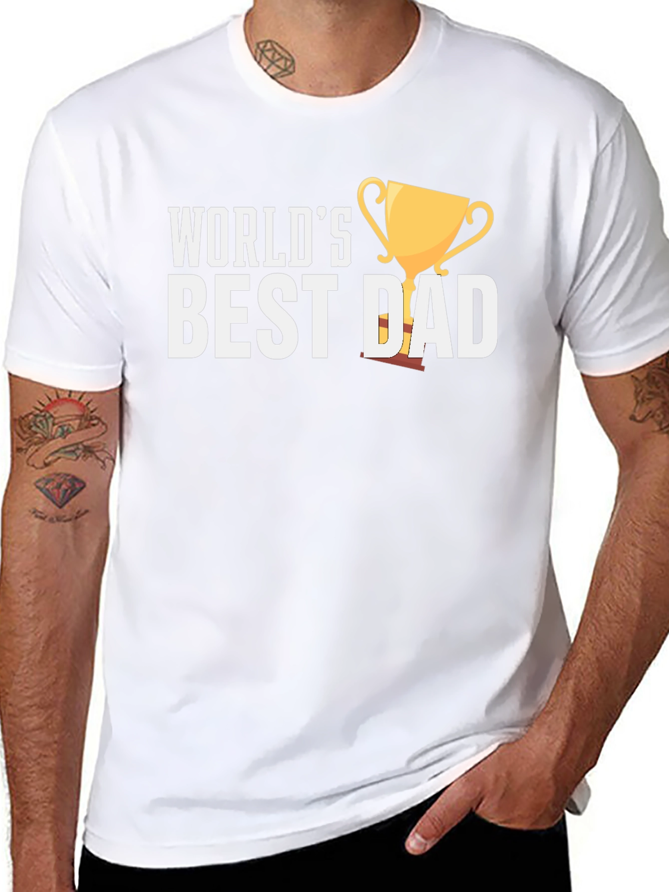 Worlds Best Dad T-Shirt - Fathers Day Gift