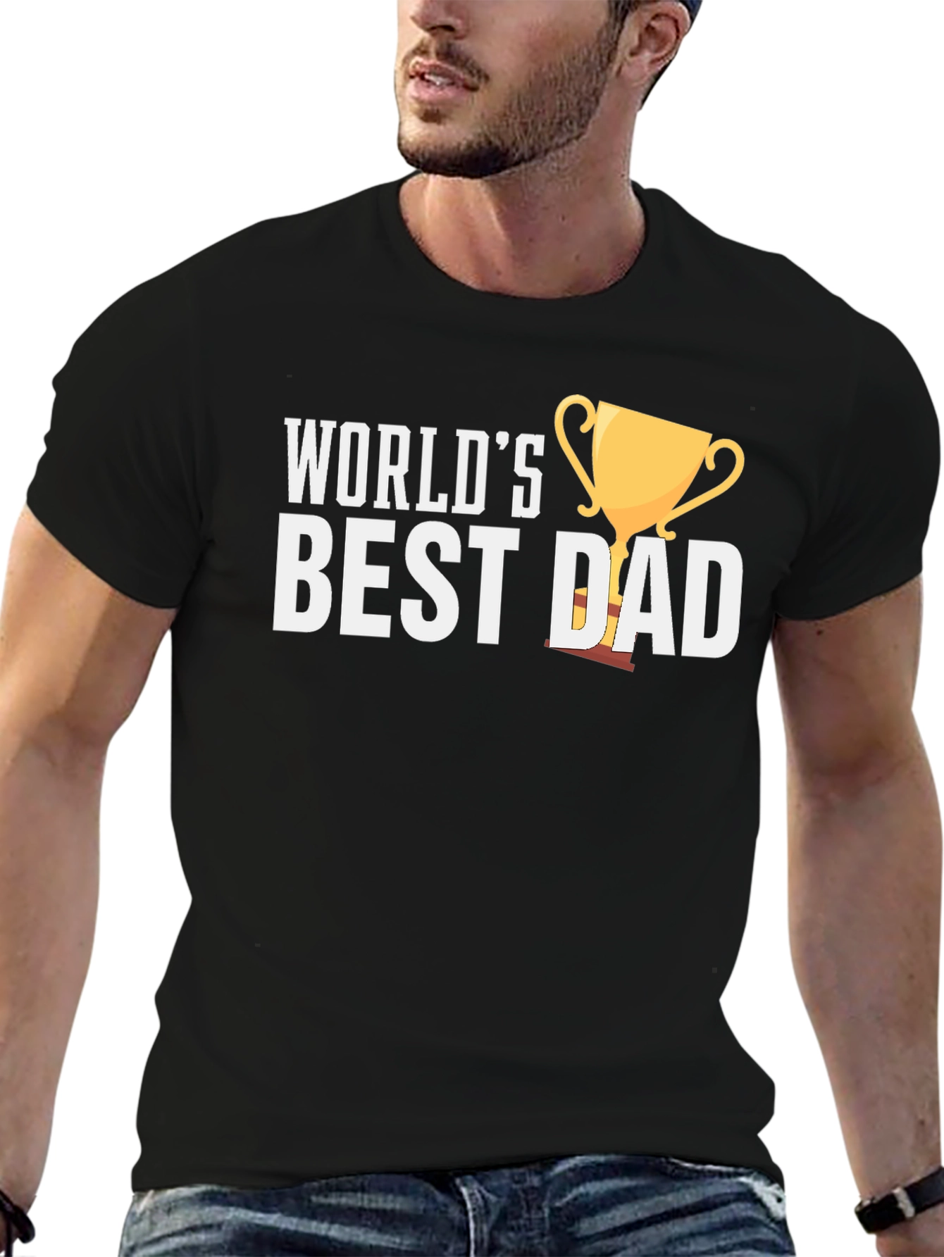 Worlds Best Dad T-Shirt - Fathers Day Gift