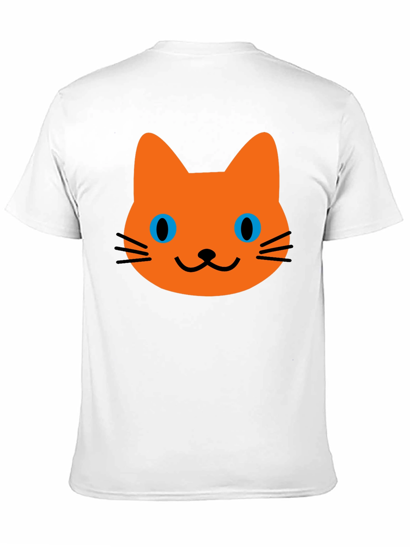 Cute Cat Graphic T-Shirt - Mens Black Tee