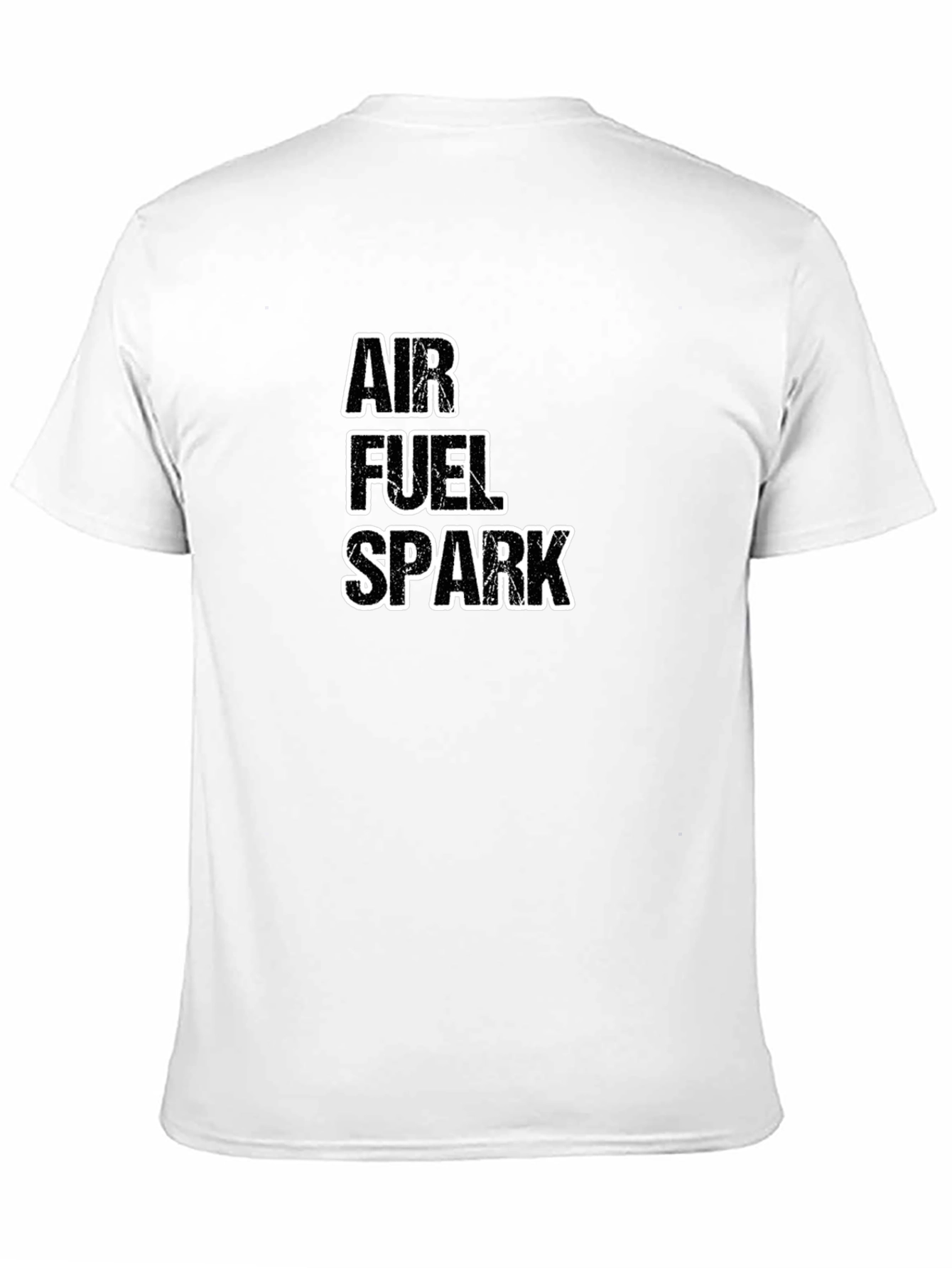 Air Fuel Spark Black Graphic Tee