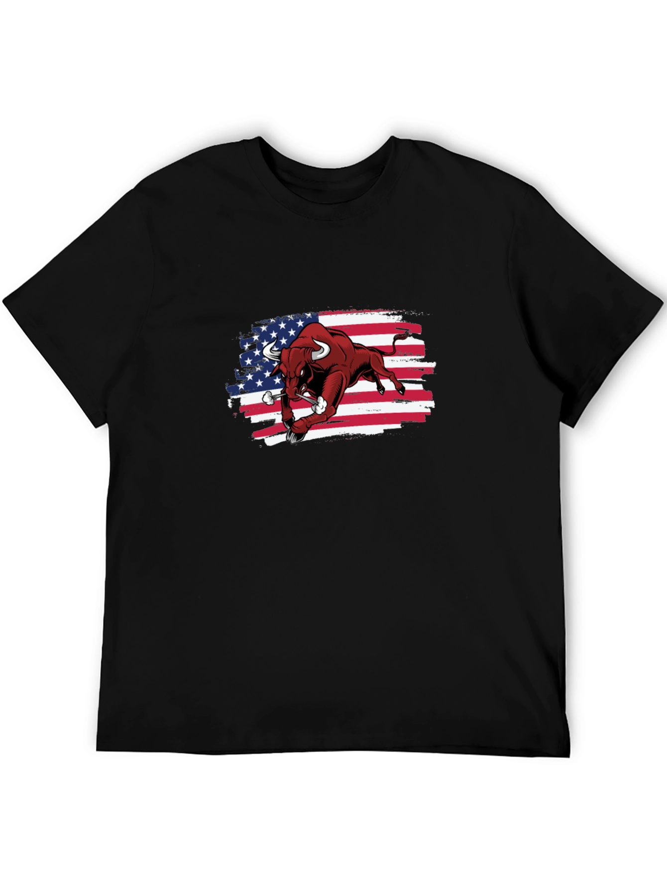 American Bull T-Shirt - Patriotic USA Design