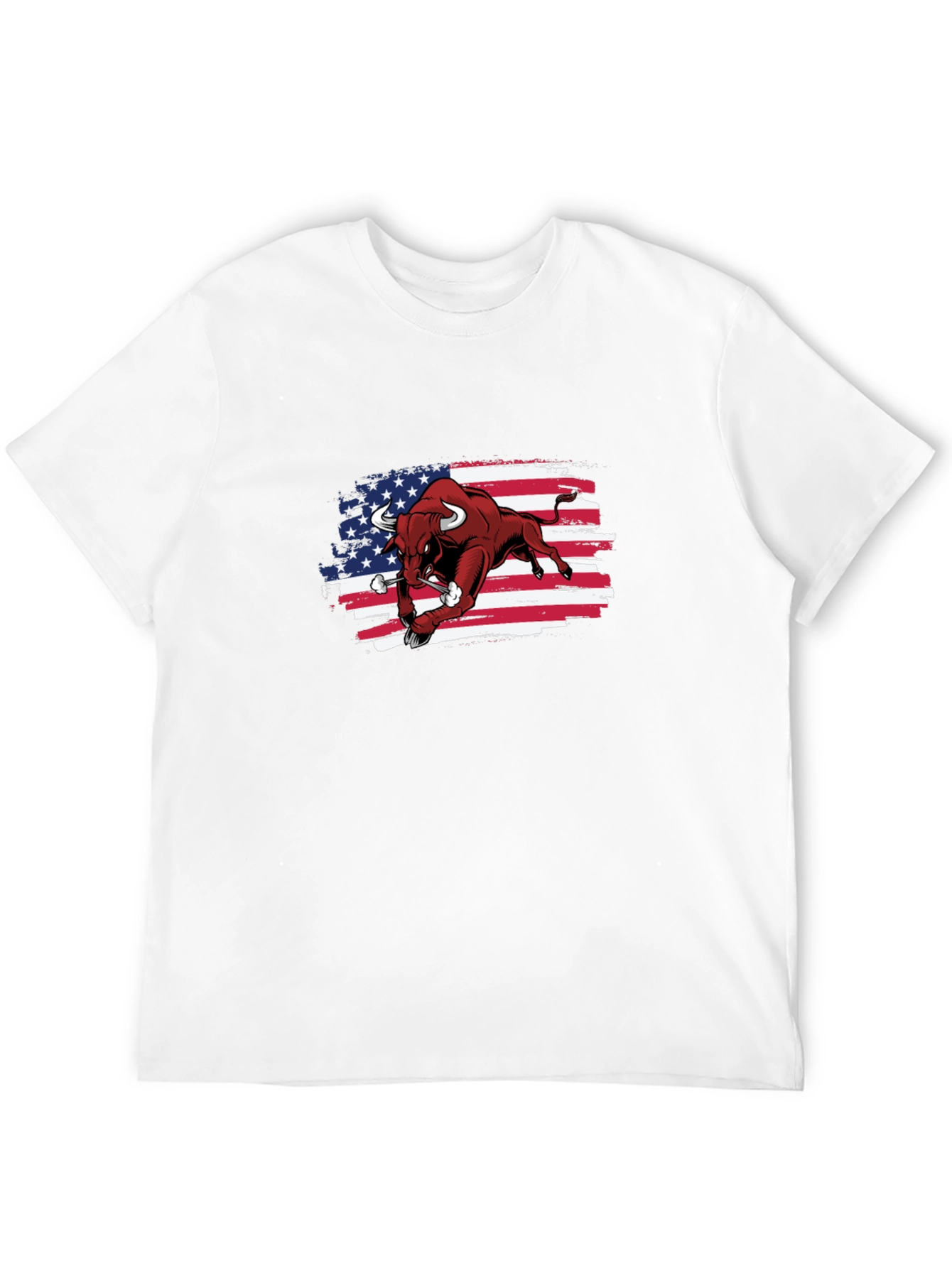 American Bull T-Shirt - Patriotic USA Design