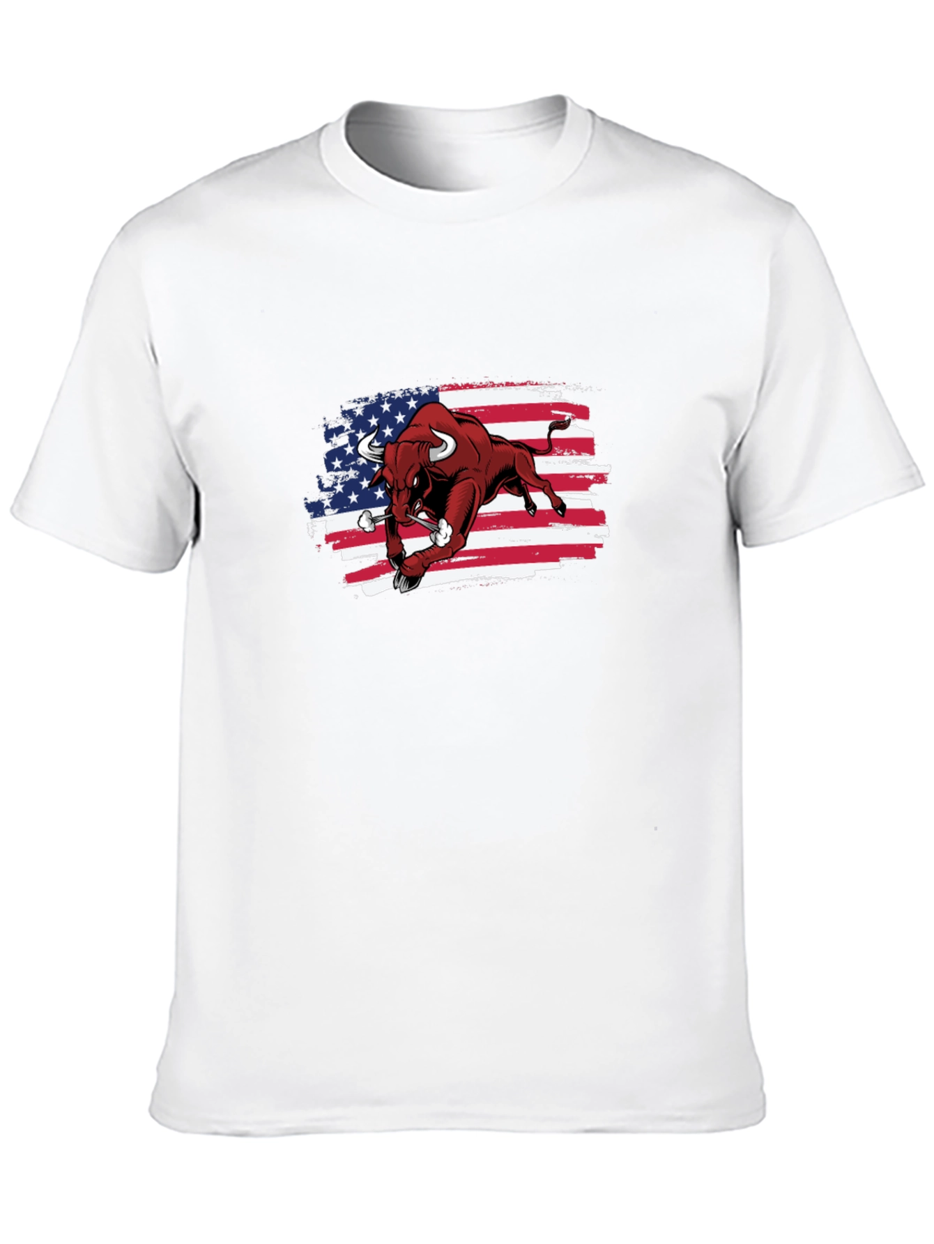 American Bull T-Shirt - Patriotic USA Design