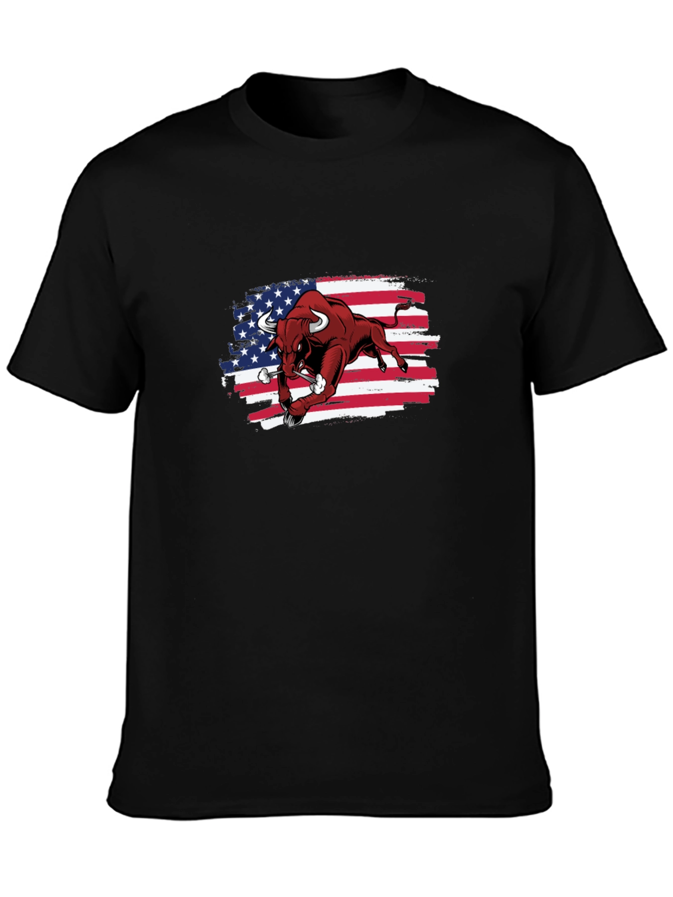 American Bull T-Shirt - Patriotic USA Design
