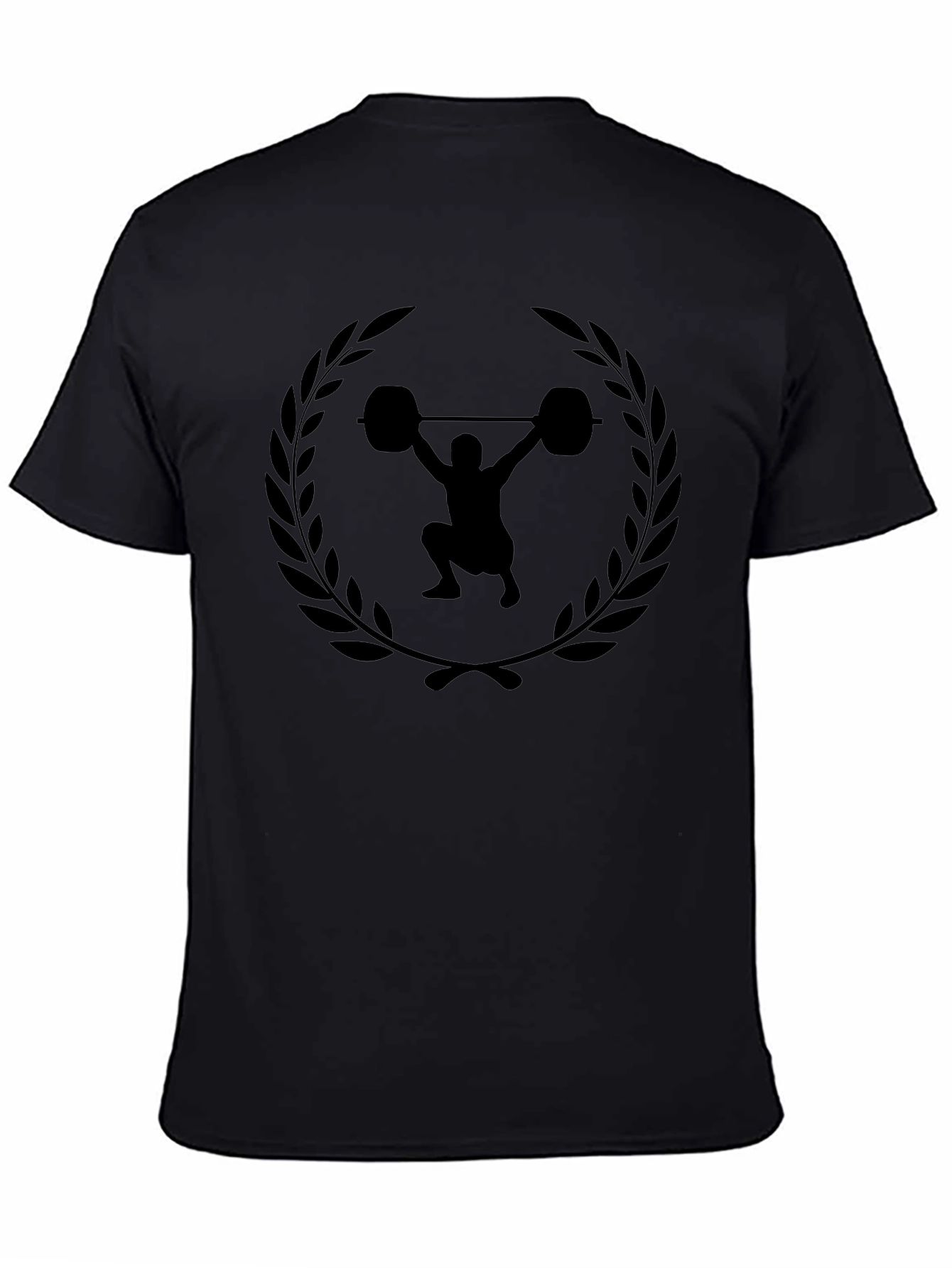 Weightlifting Laurel Black T-Shirt