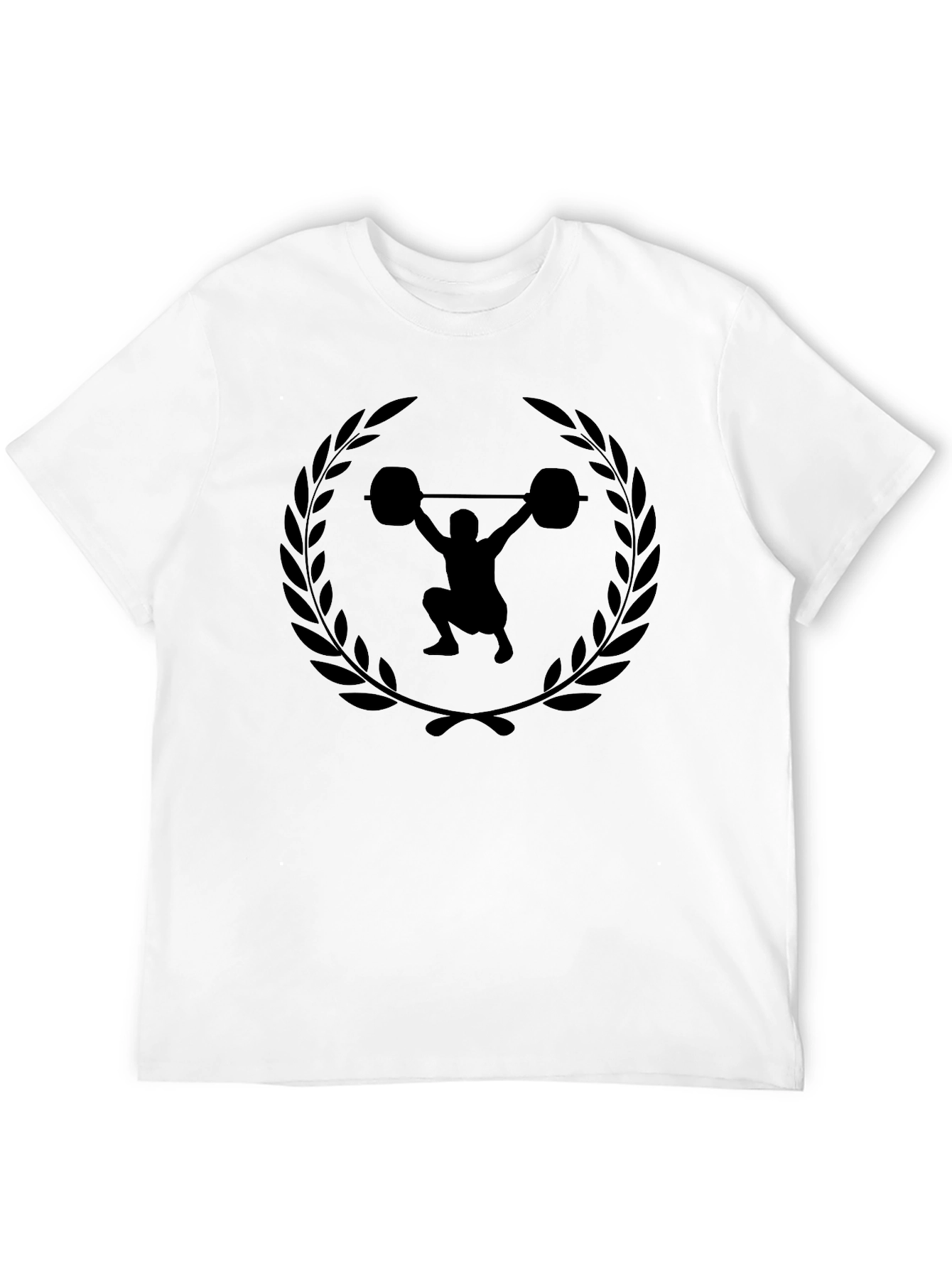 Weightlifting Laurel Black T-Shirt