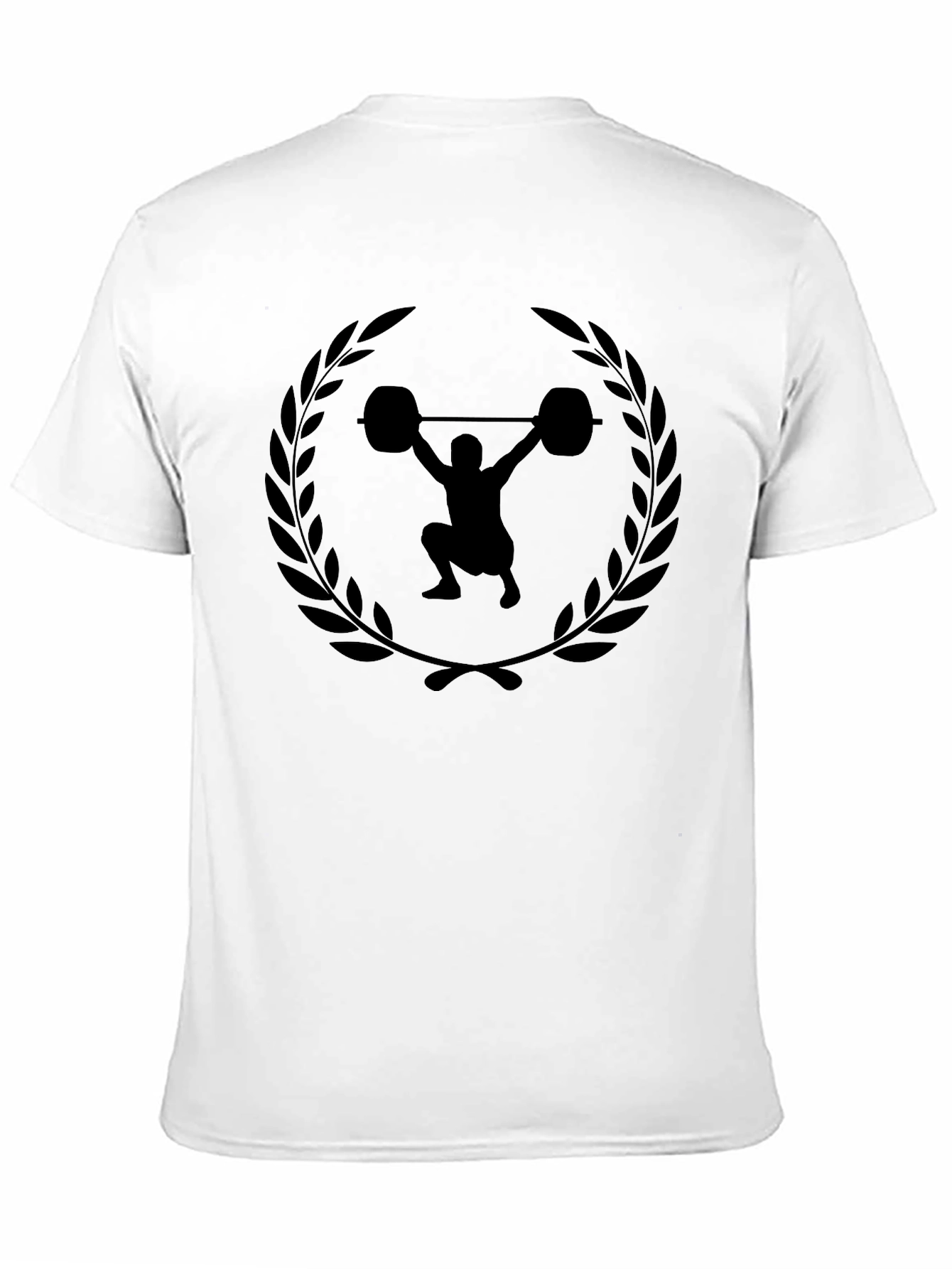 Weightlifting Laurel Black T-Shirt
