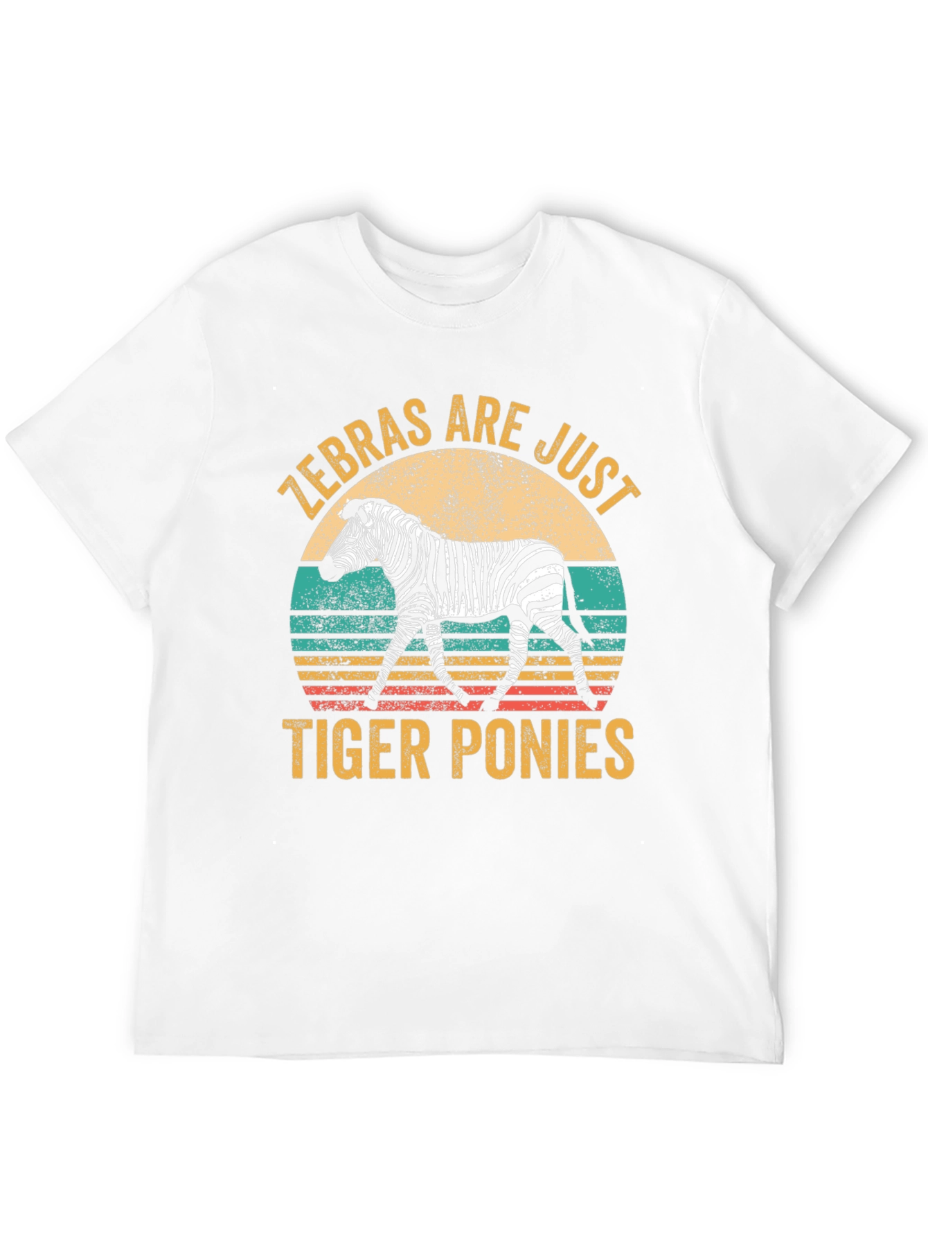 Zebras Are Just Tiger Ponies Graphic Tee