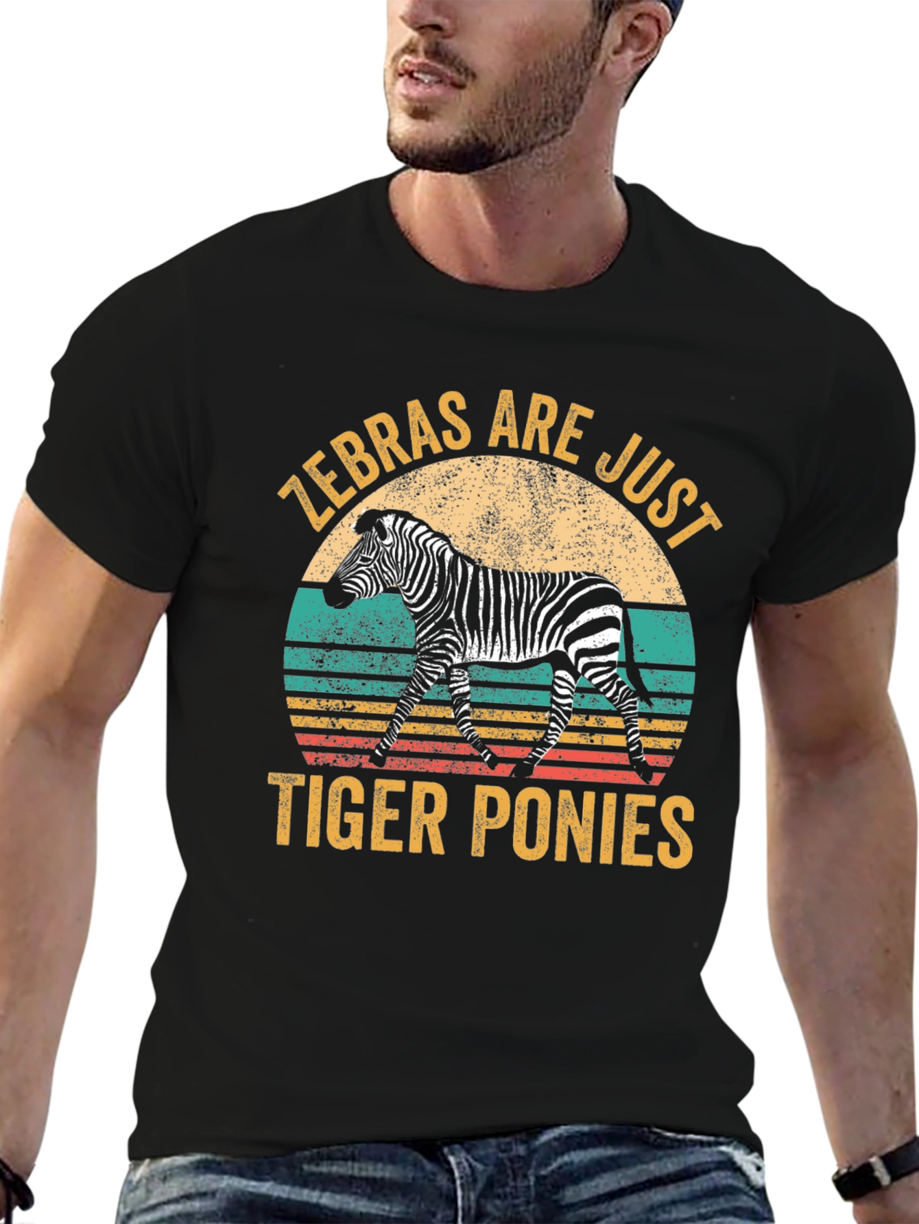 Zebras Are Just Tiger Ponies Graphic Tee
