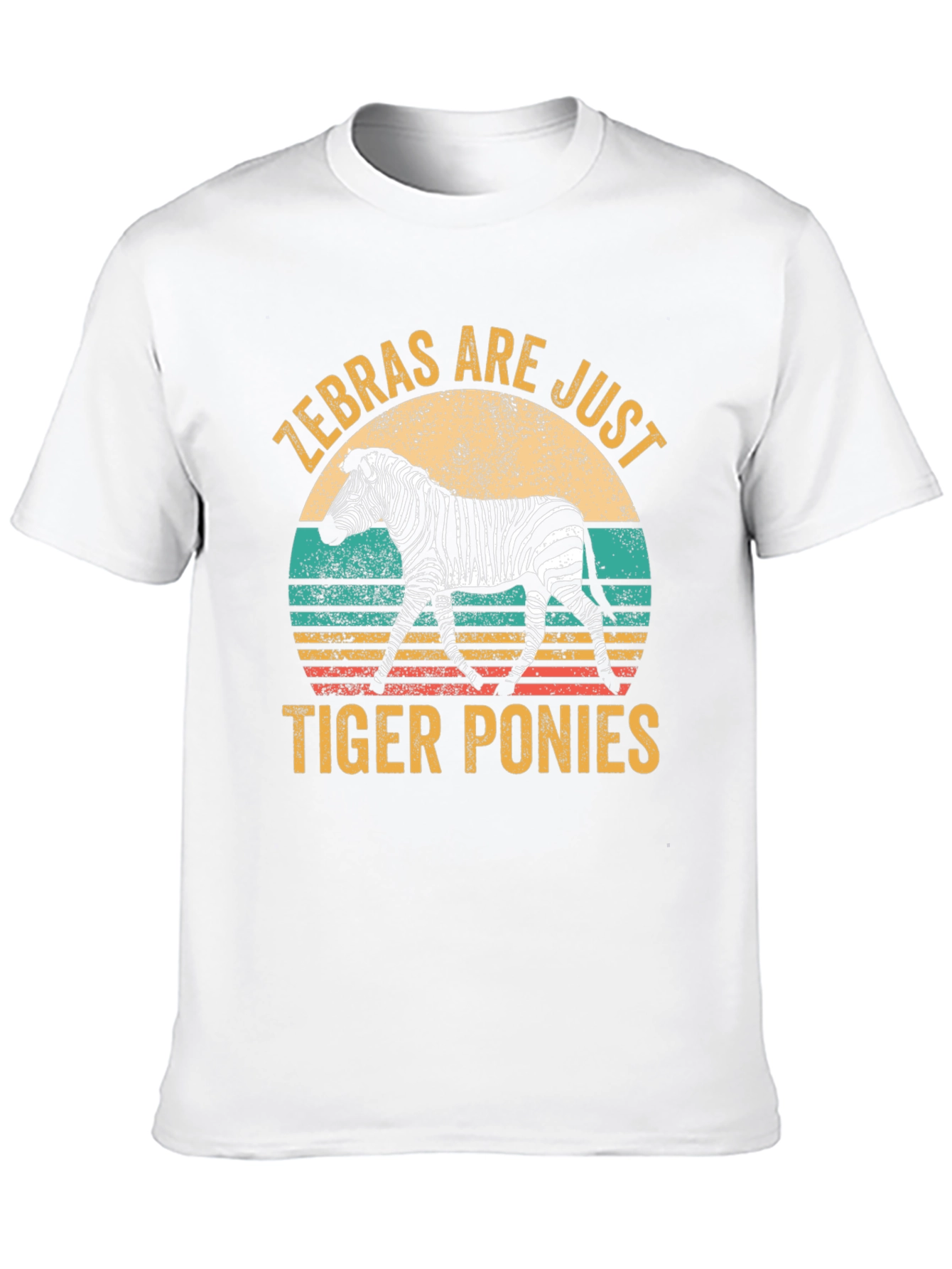 Zebras Are Just Tiger Ponies Graphic Tee