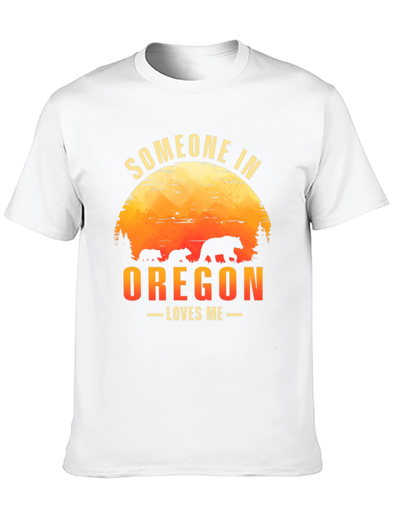 Oregon Bear Lover T-Shirt - Black Graphic Tee