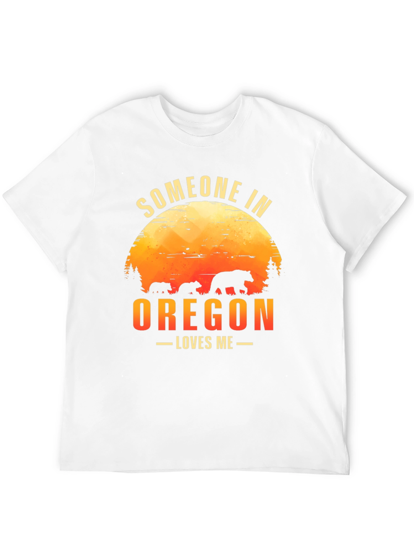 Oregon Bear Lover T-Shirt - Black Graphic Tee