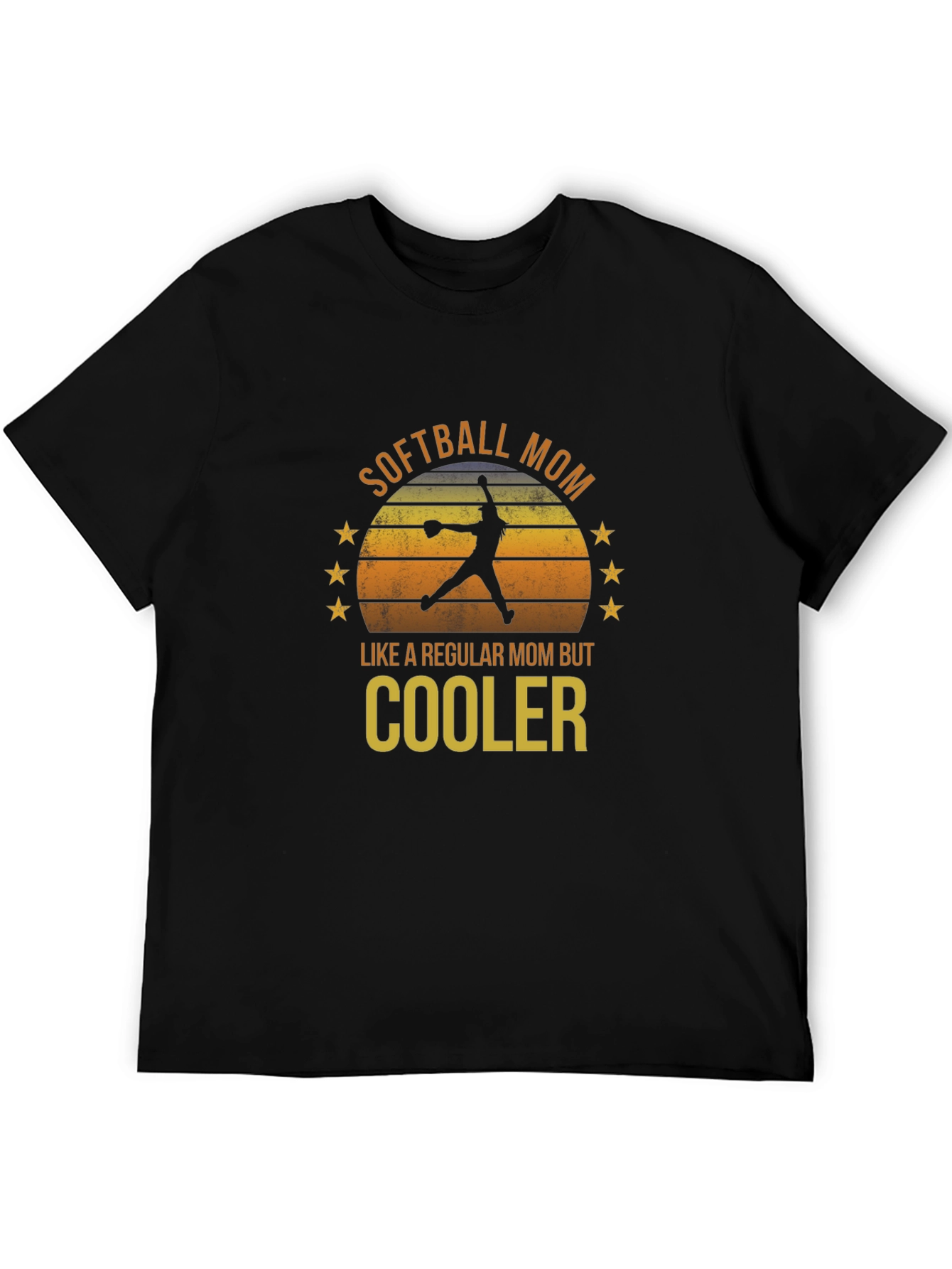Softball Mom T-Shirt - Regular Mom But Cooler!