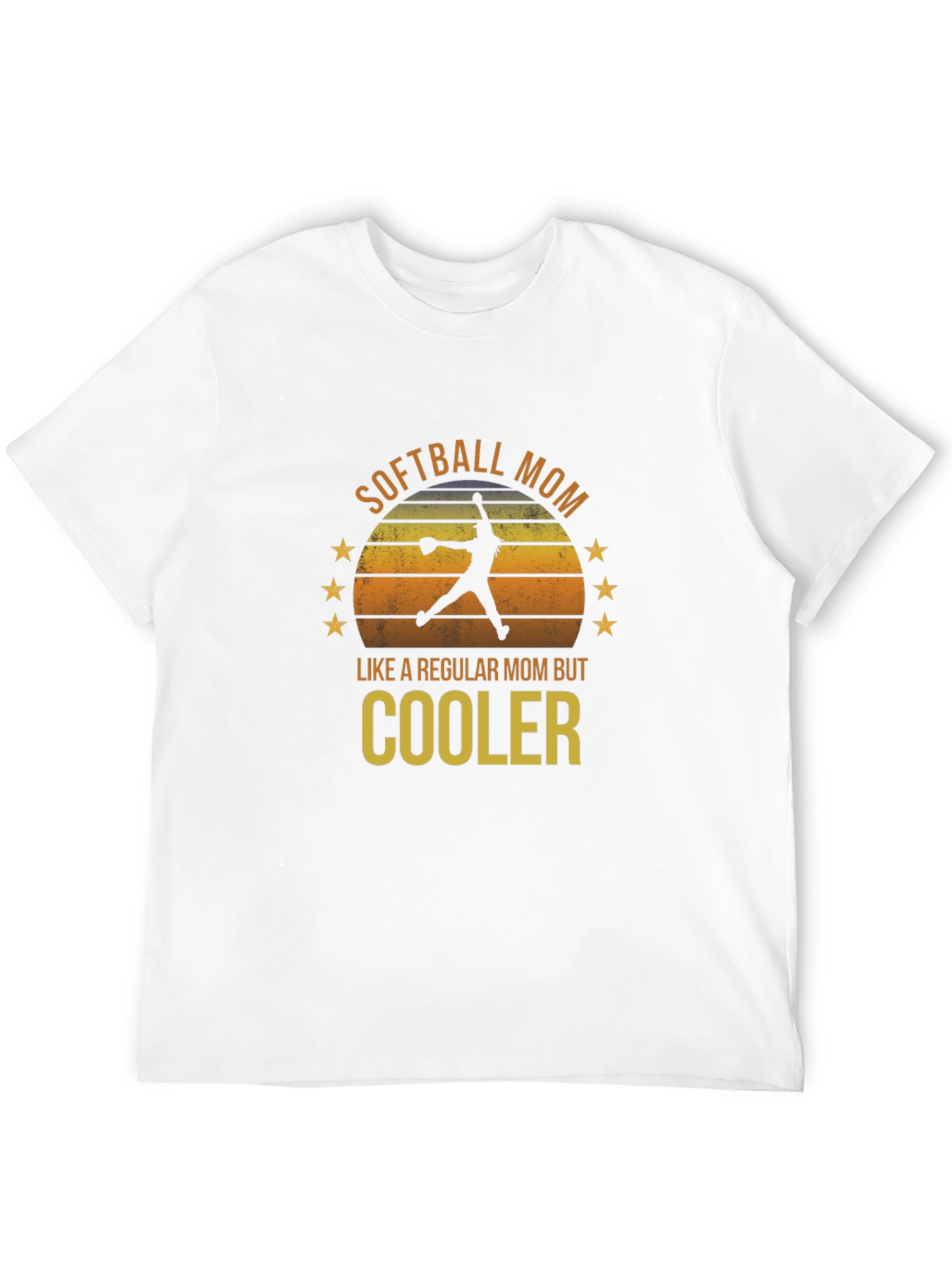 Softball Mom T-Shirt - Regular Mom But Cooler!