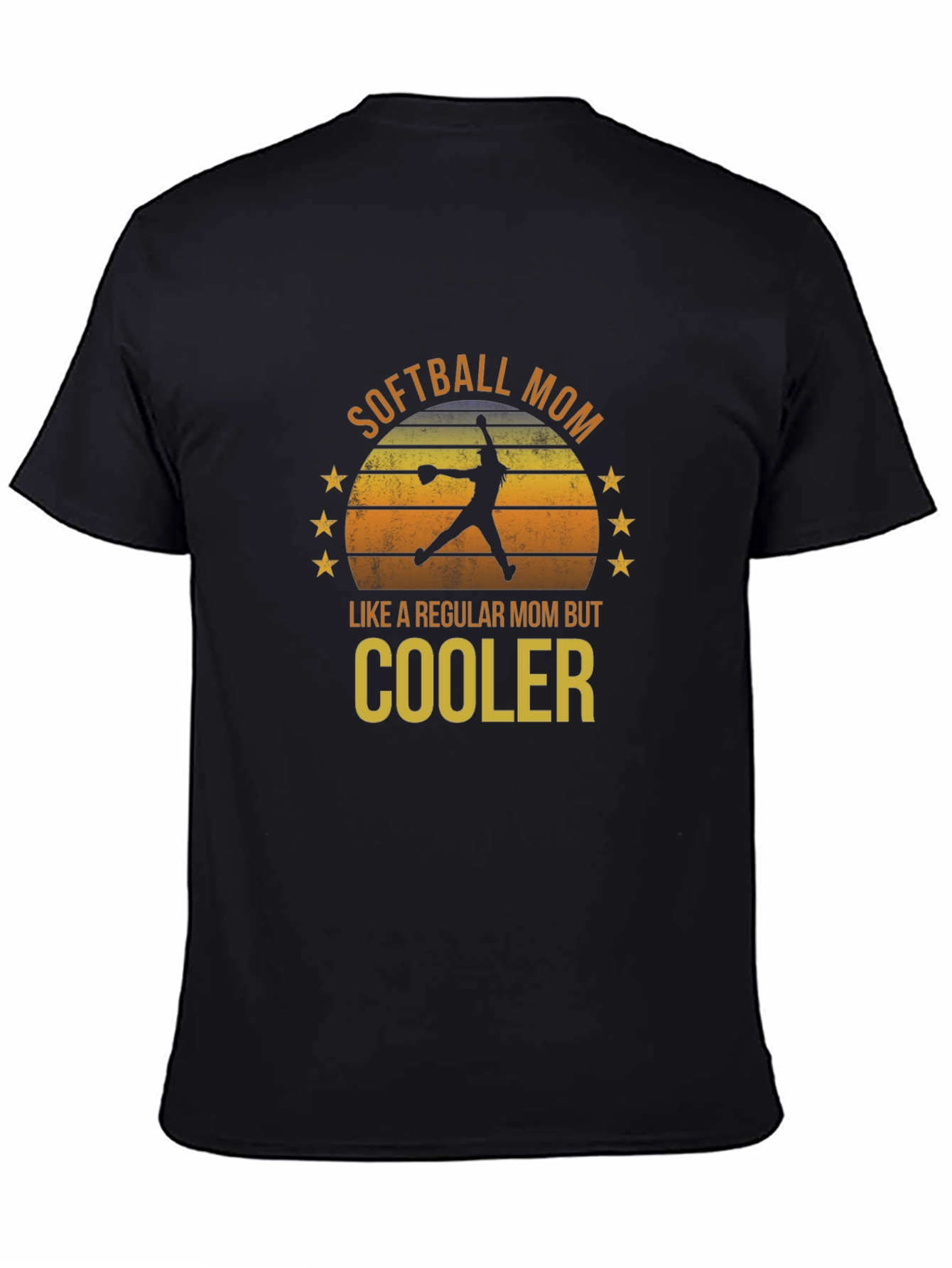 Softball Mom T-Shirt - Regular Mom But Cooler!