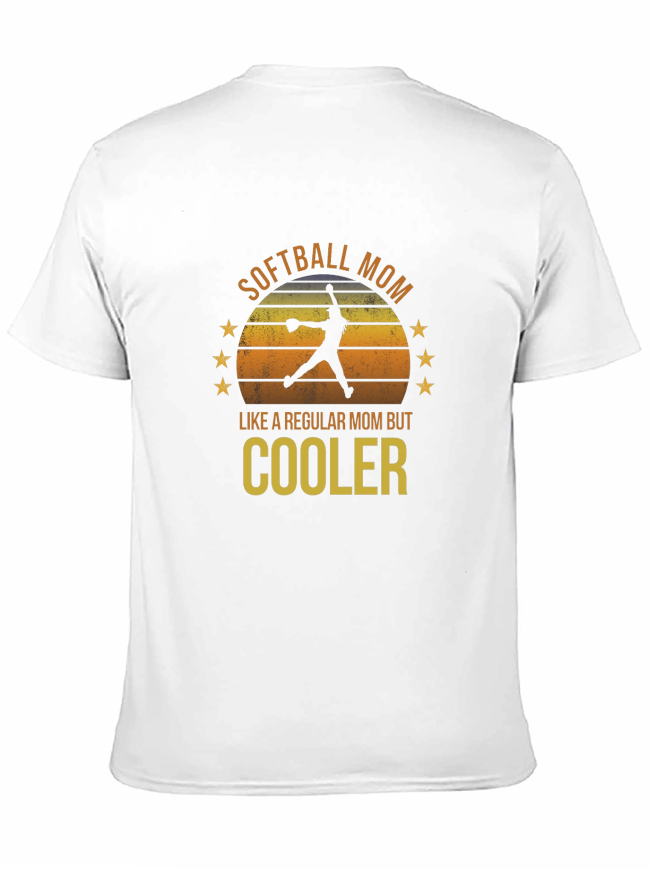Softball Mom T-Shirt - Regular Mom But Cooler!