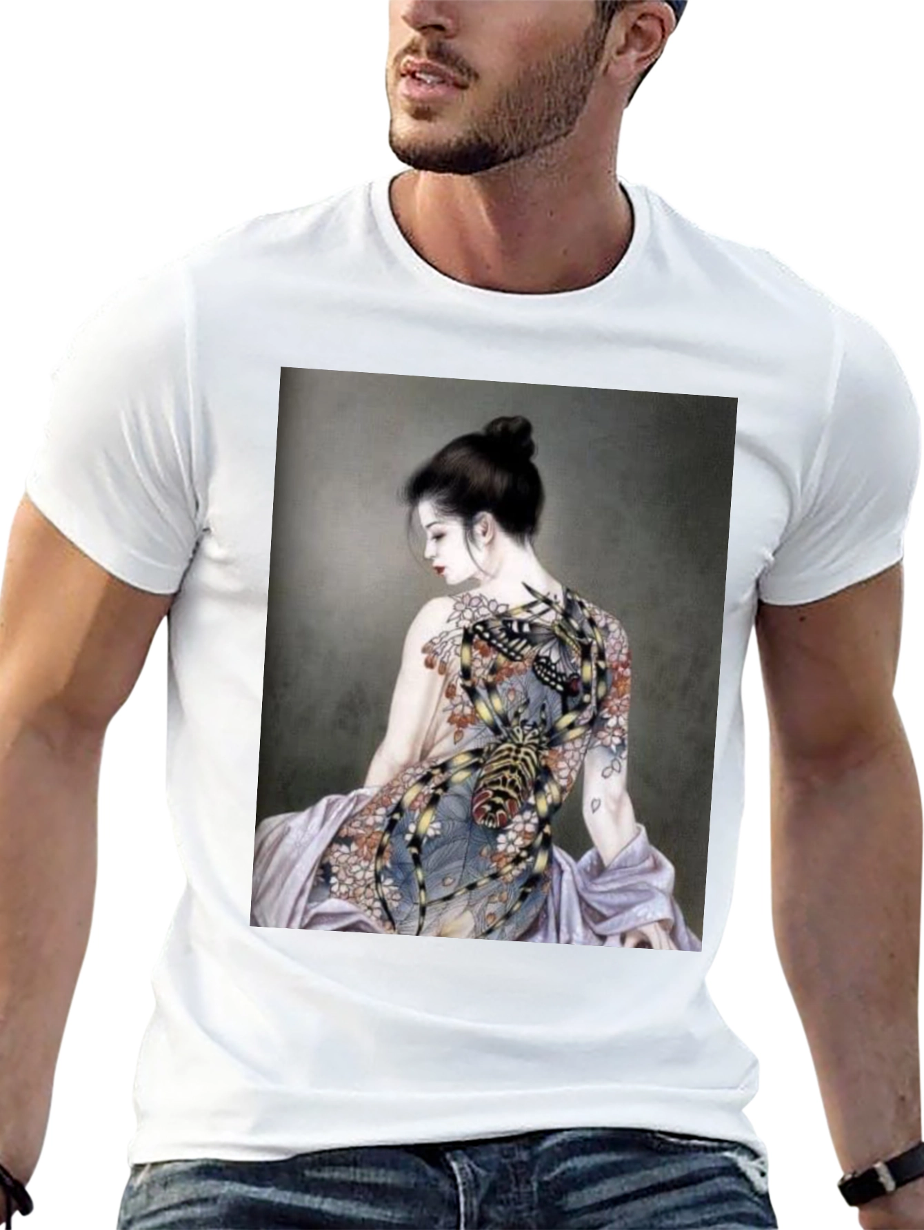 Spider Tattoo Black T-Shirt