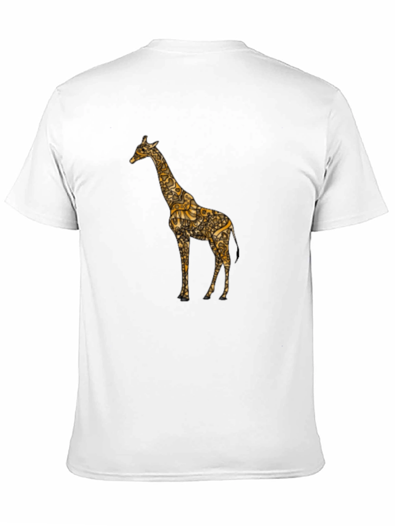 Black Giraffe Print Tee