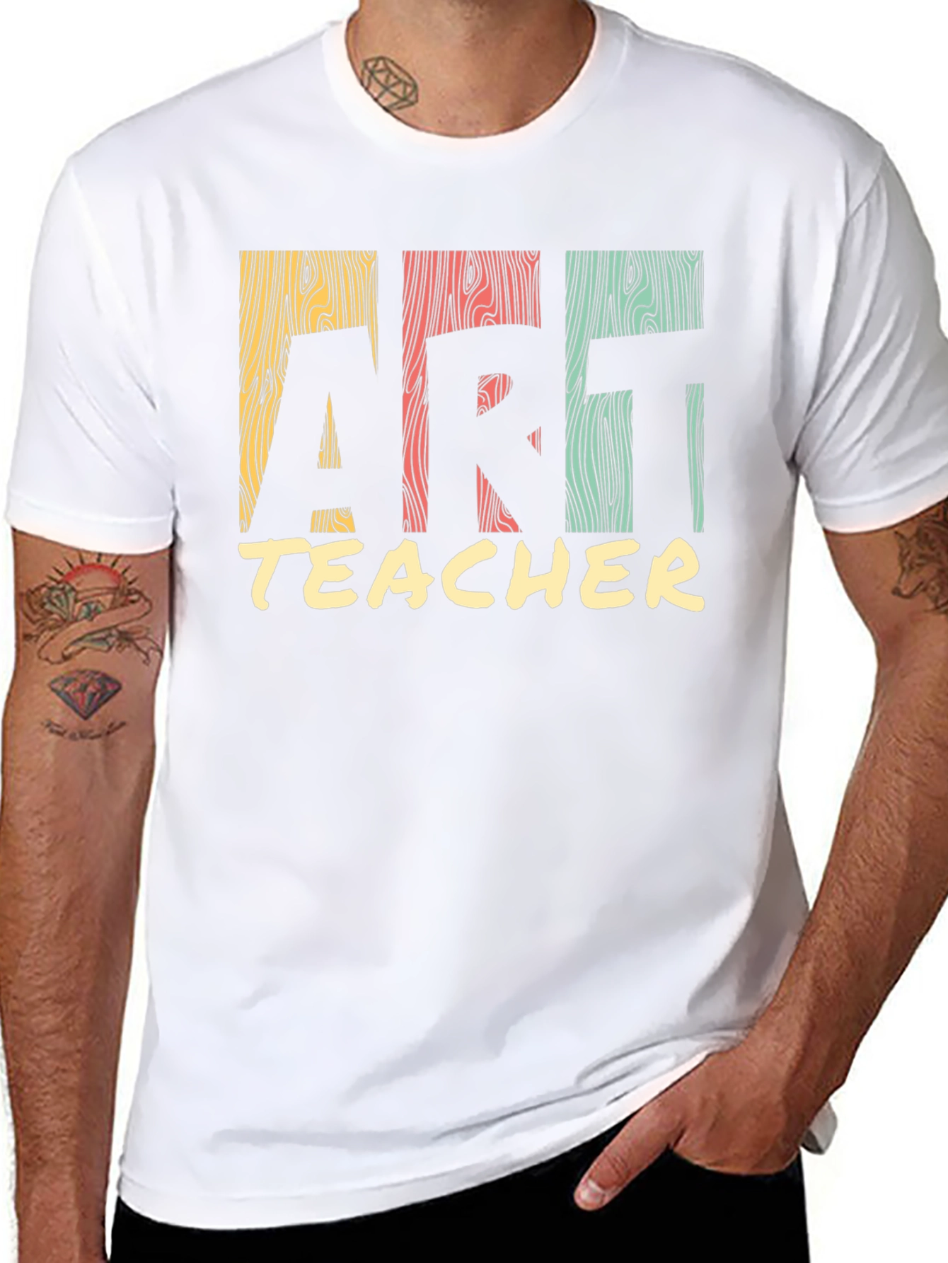Art Teacher Retro Graphic T-Shirt