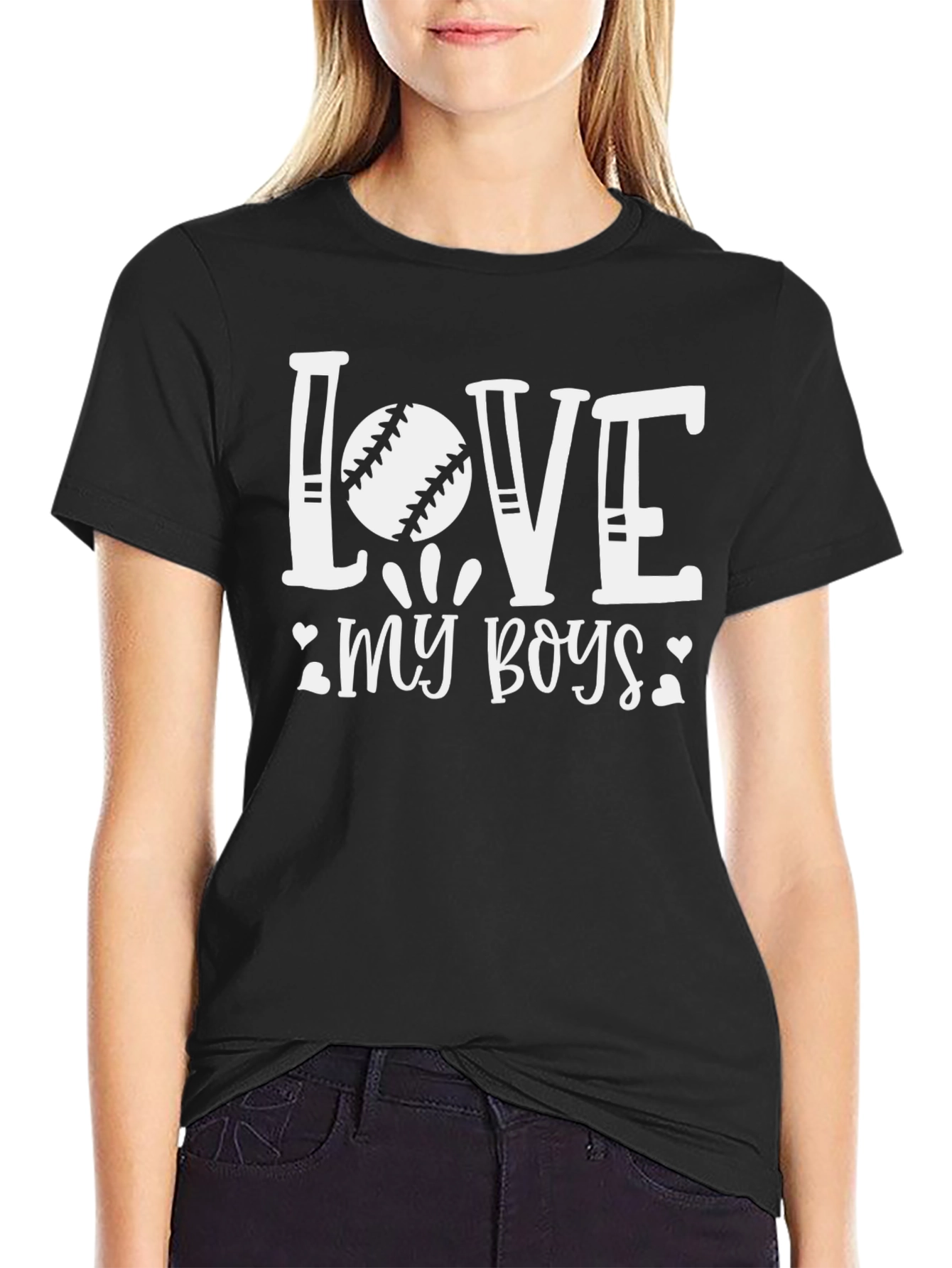 Love My Boys Baseball T-Shirt