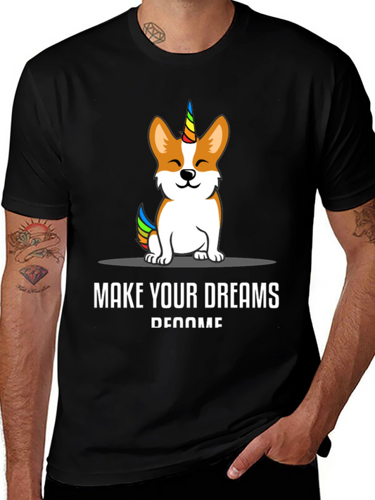 Unicorn Corgi Dreams T-Shirt
