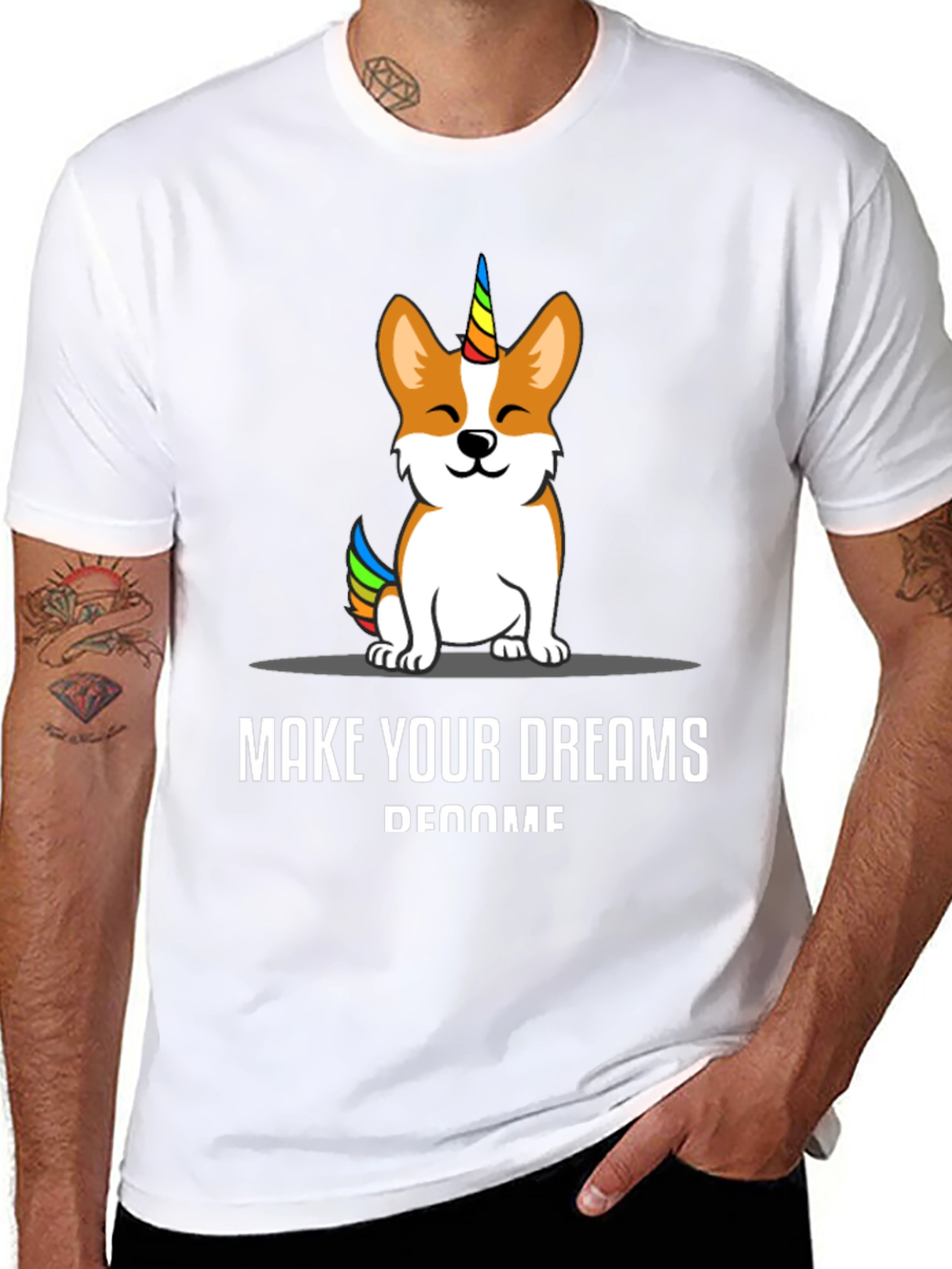Unicorn Corgi Dreams T-Shirt