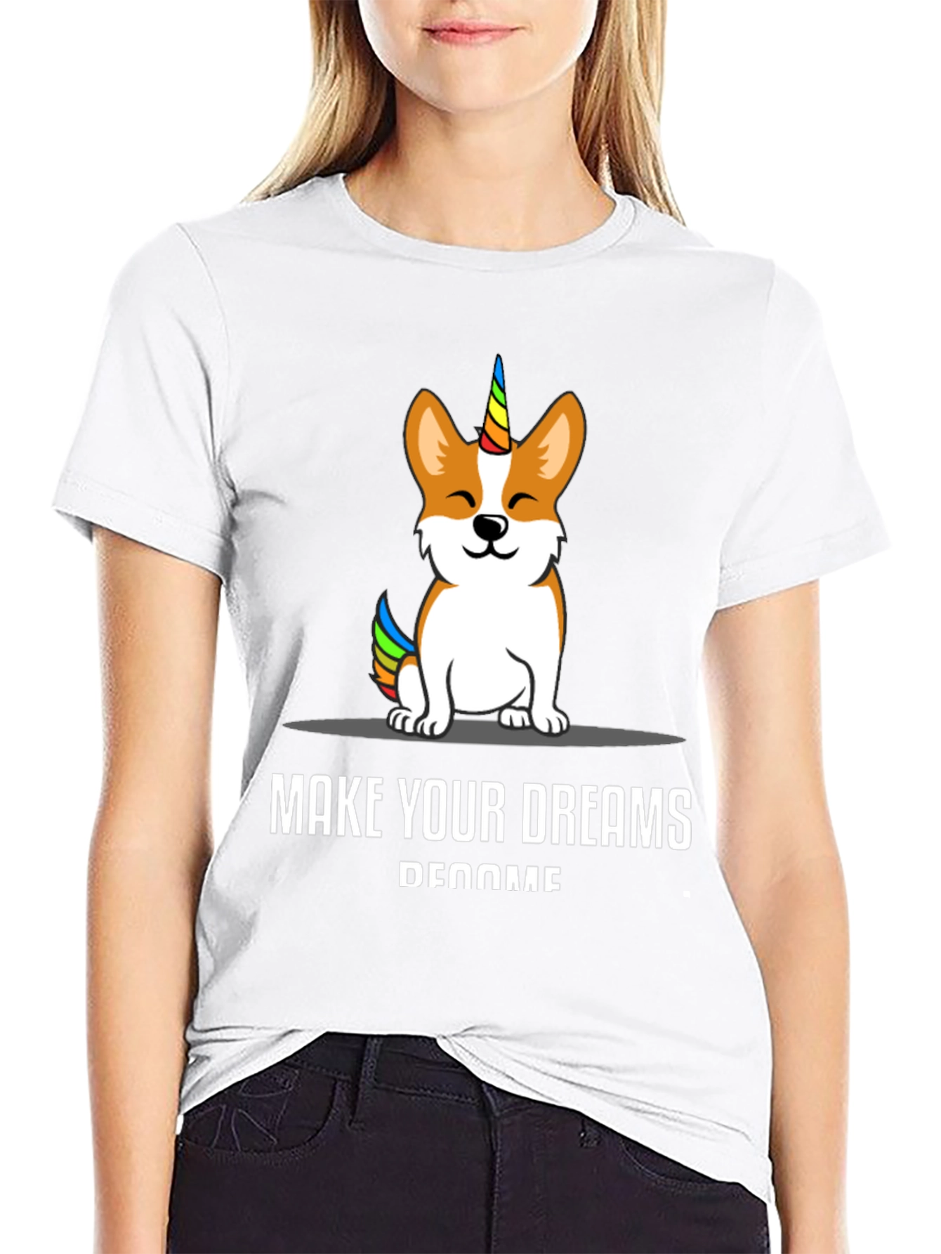 Unicorn Corgi Dreams T-Shirt