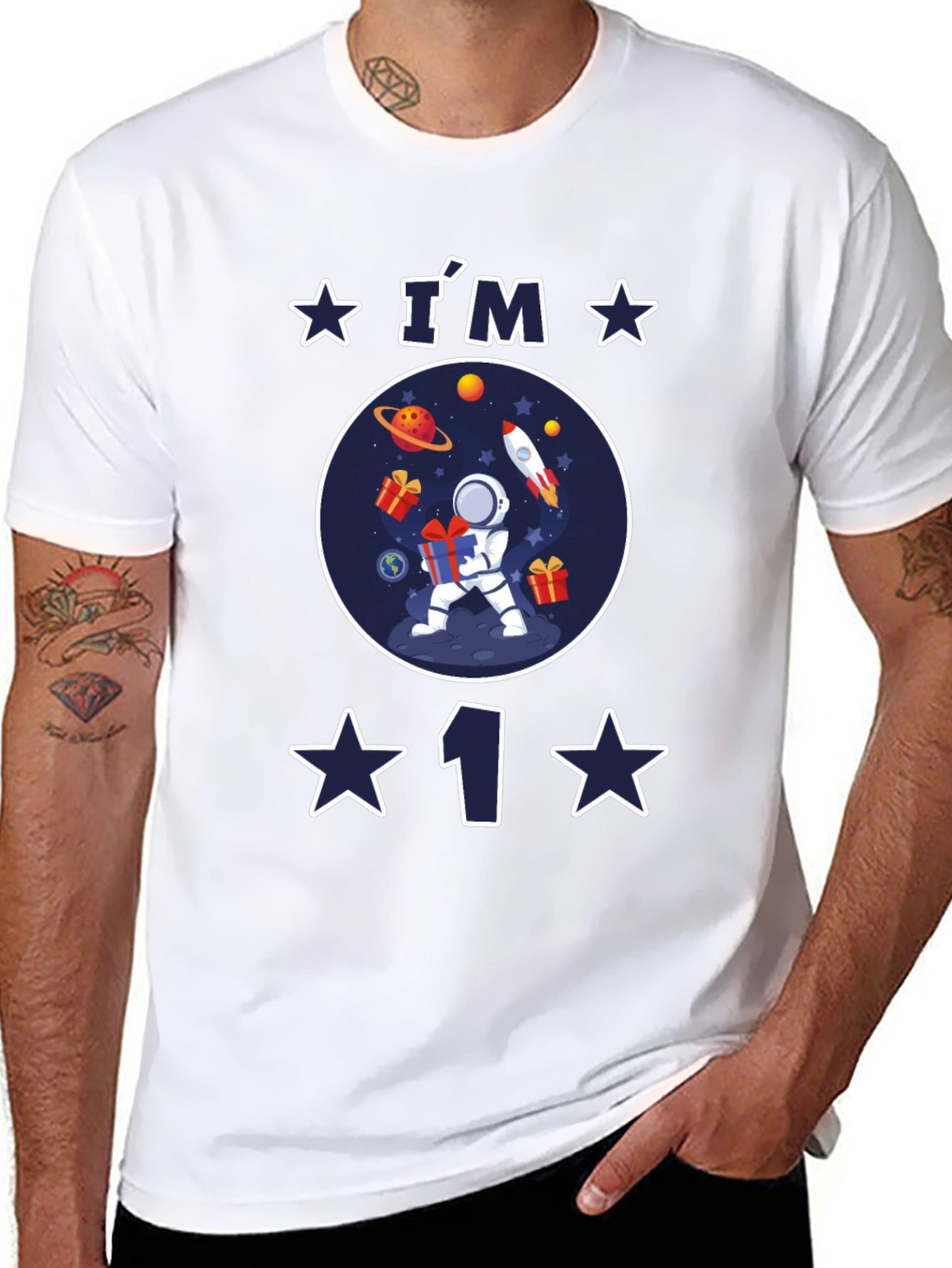 Im One Spaceman Birthday T-Shirt