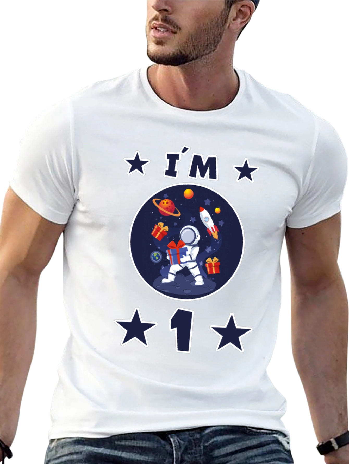 Im One Spaceman Birthday T-Shirt