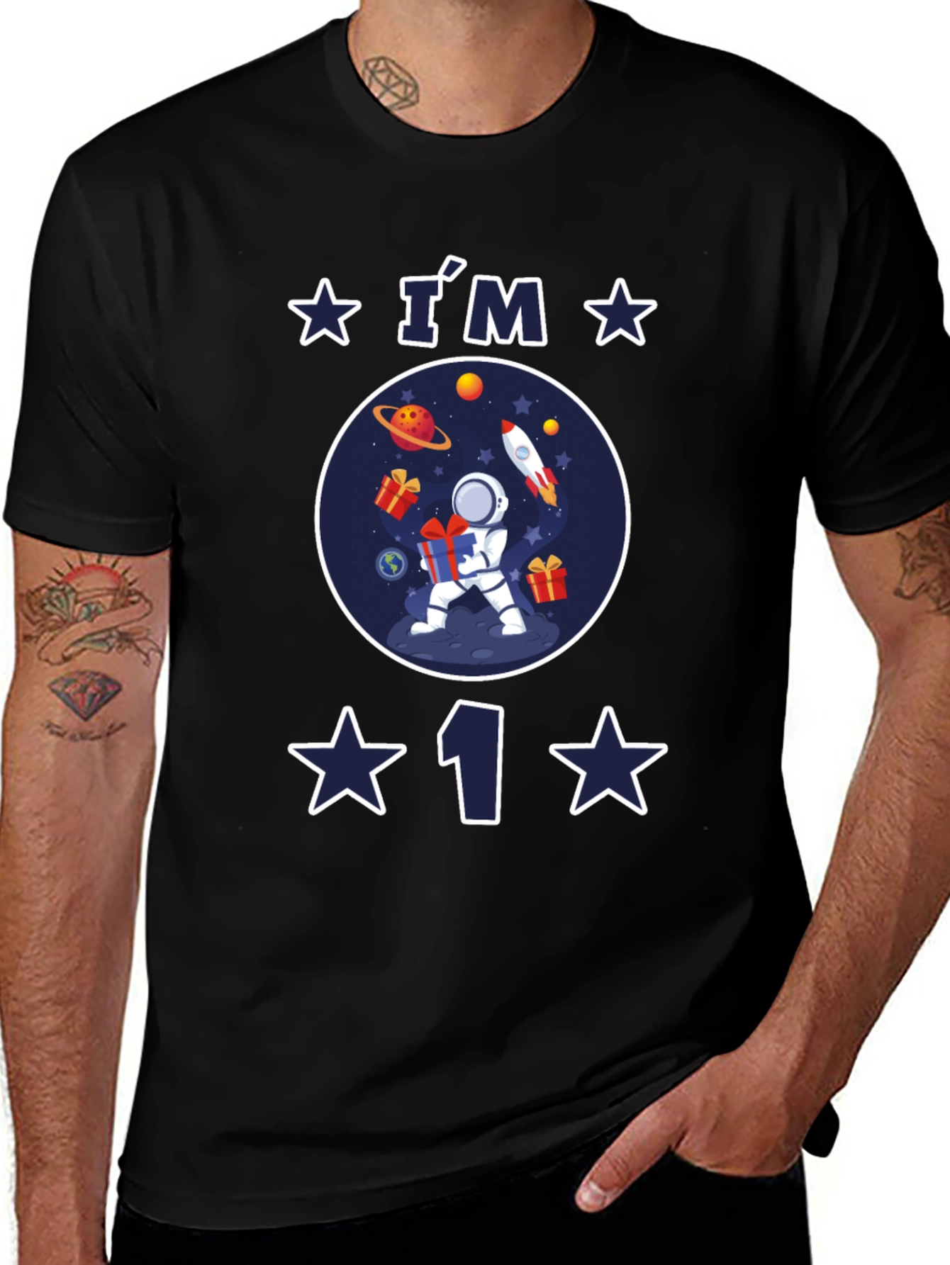 Im One Spaceman Birthday T-Shirt