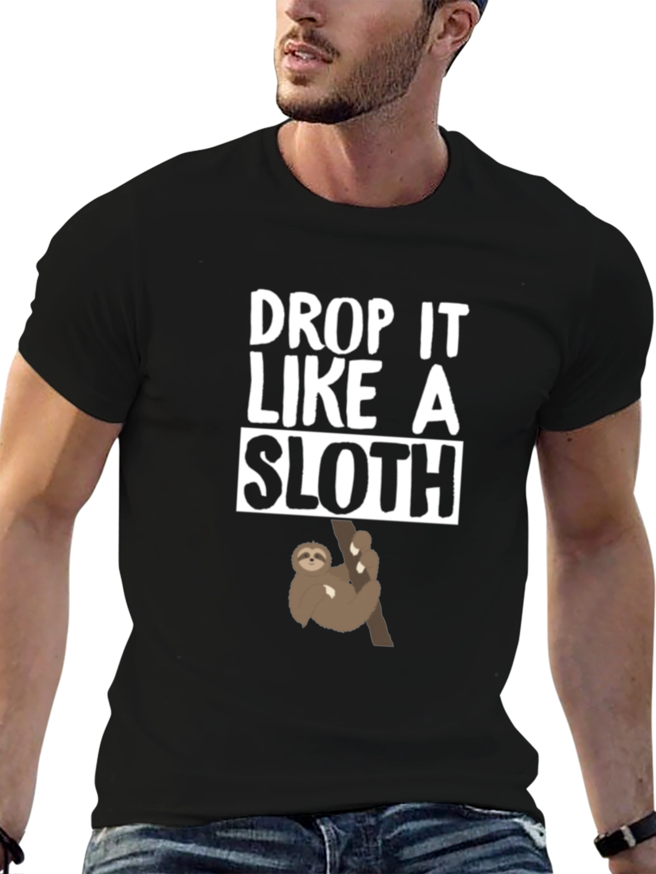 Drop It Like A Sloth Graphic Tee
