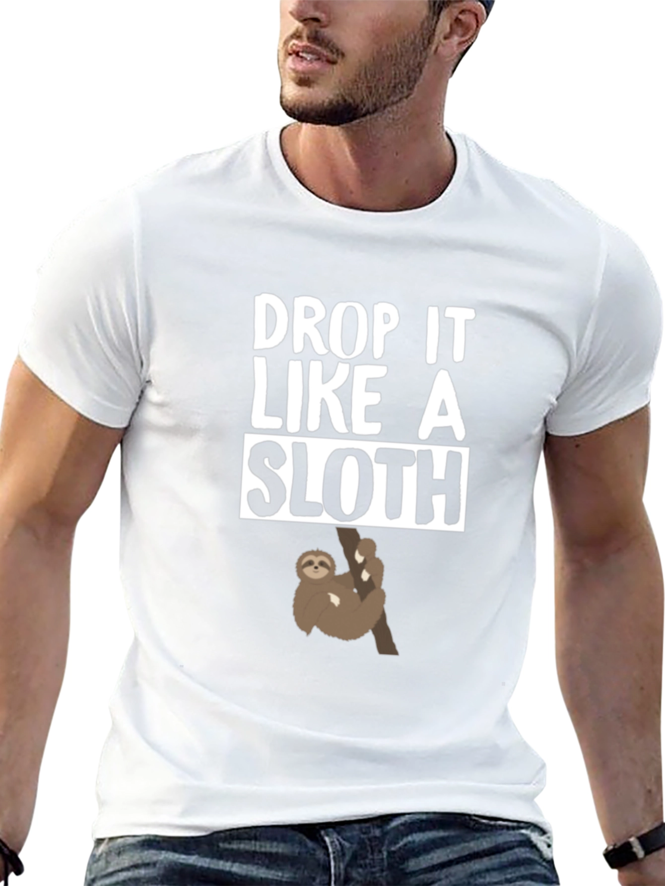 Drop It Like A Sloth Graphic Tee