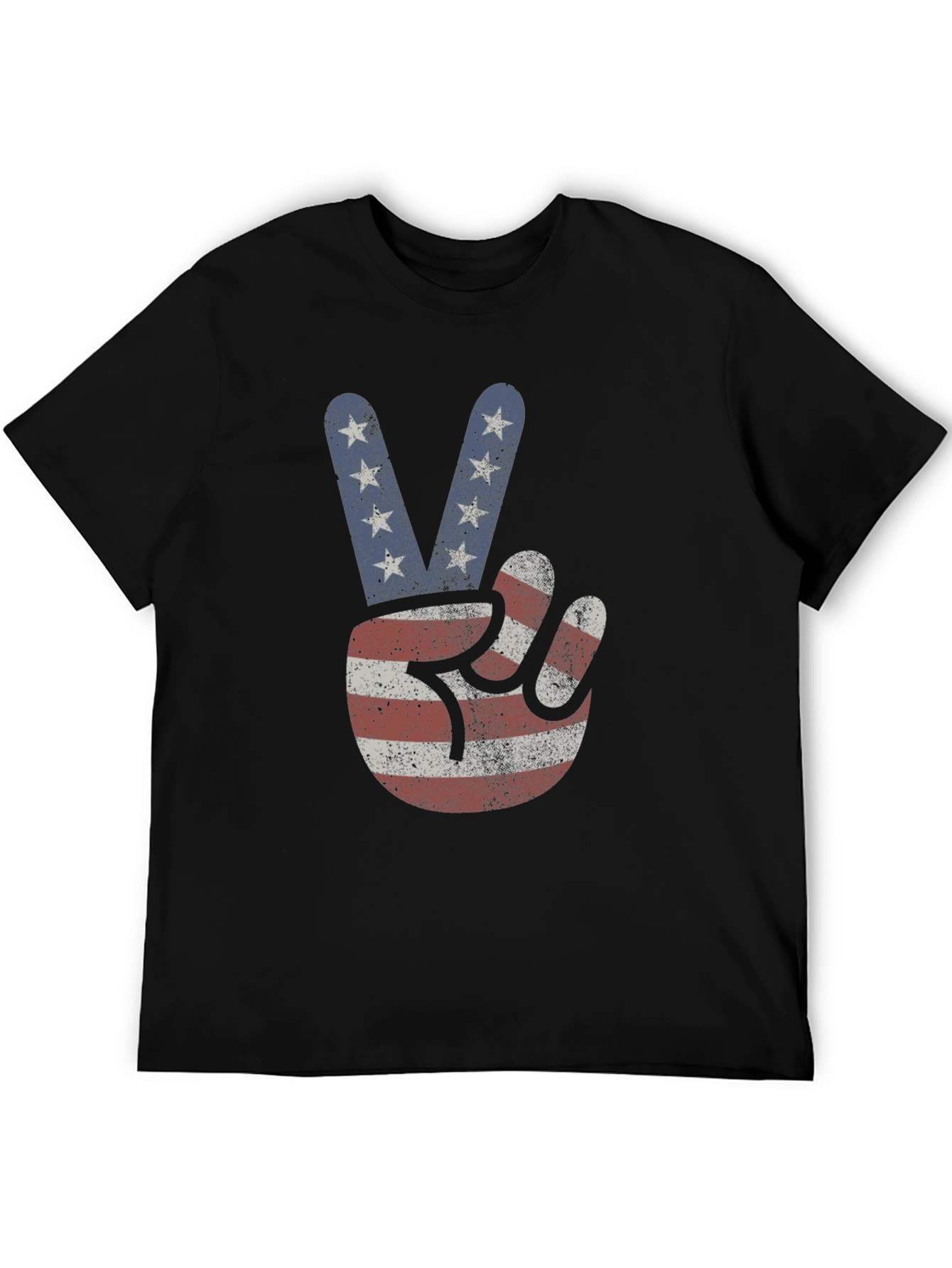 American Flag Peace Sign T-Shirt