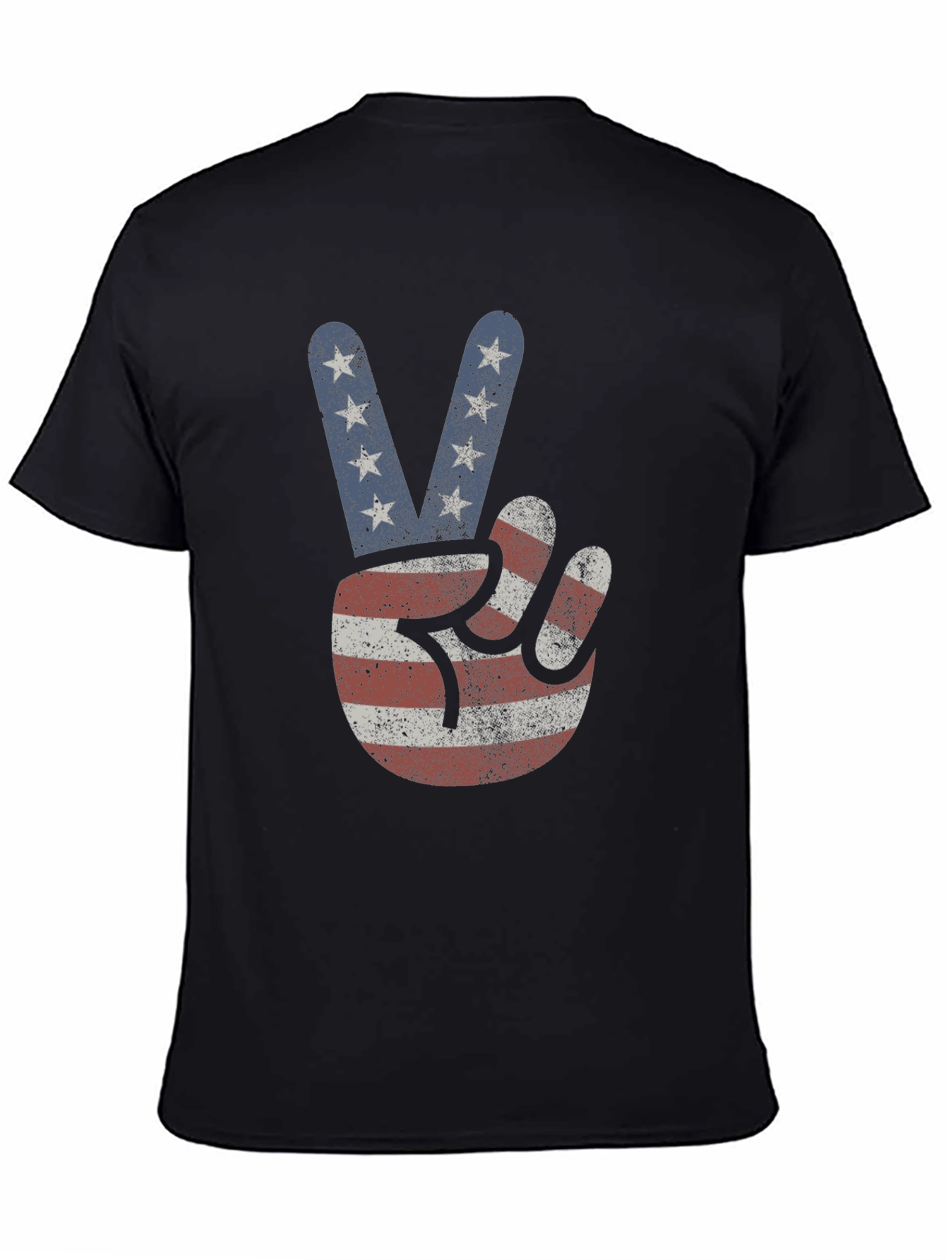 American Flag Peace Sign T-Shirt