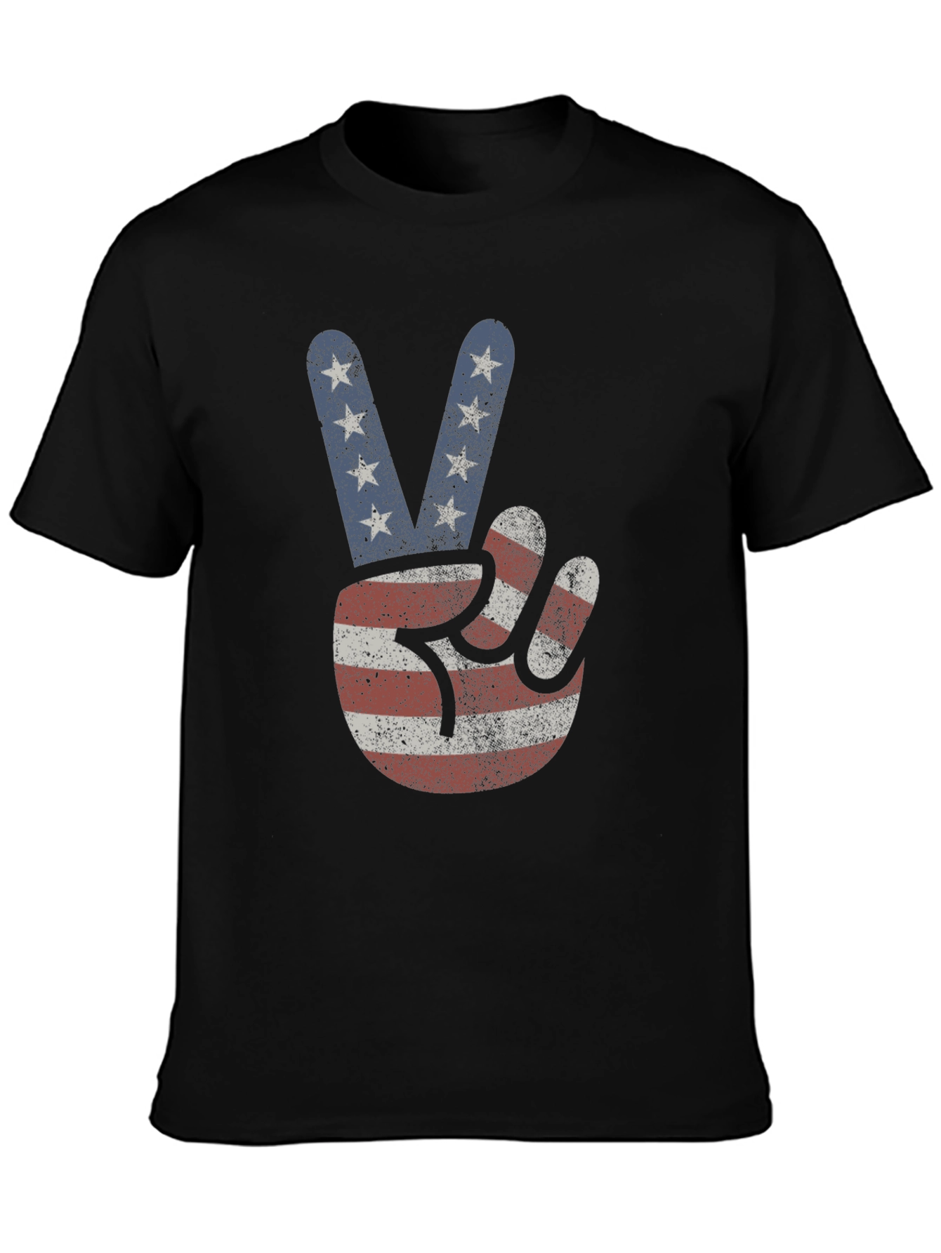 American Flag Peace Sign T-Shirt