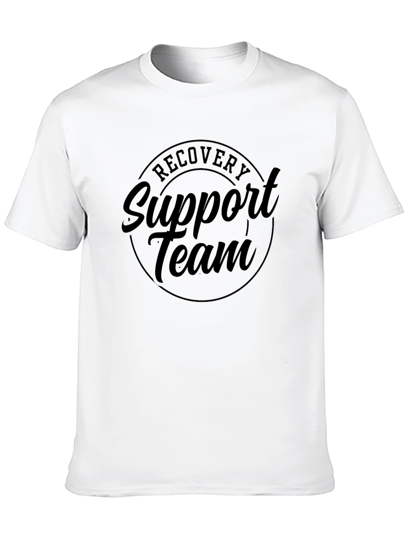 Recovery Support Team Black T-Shirt