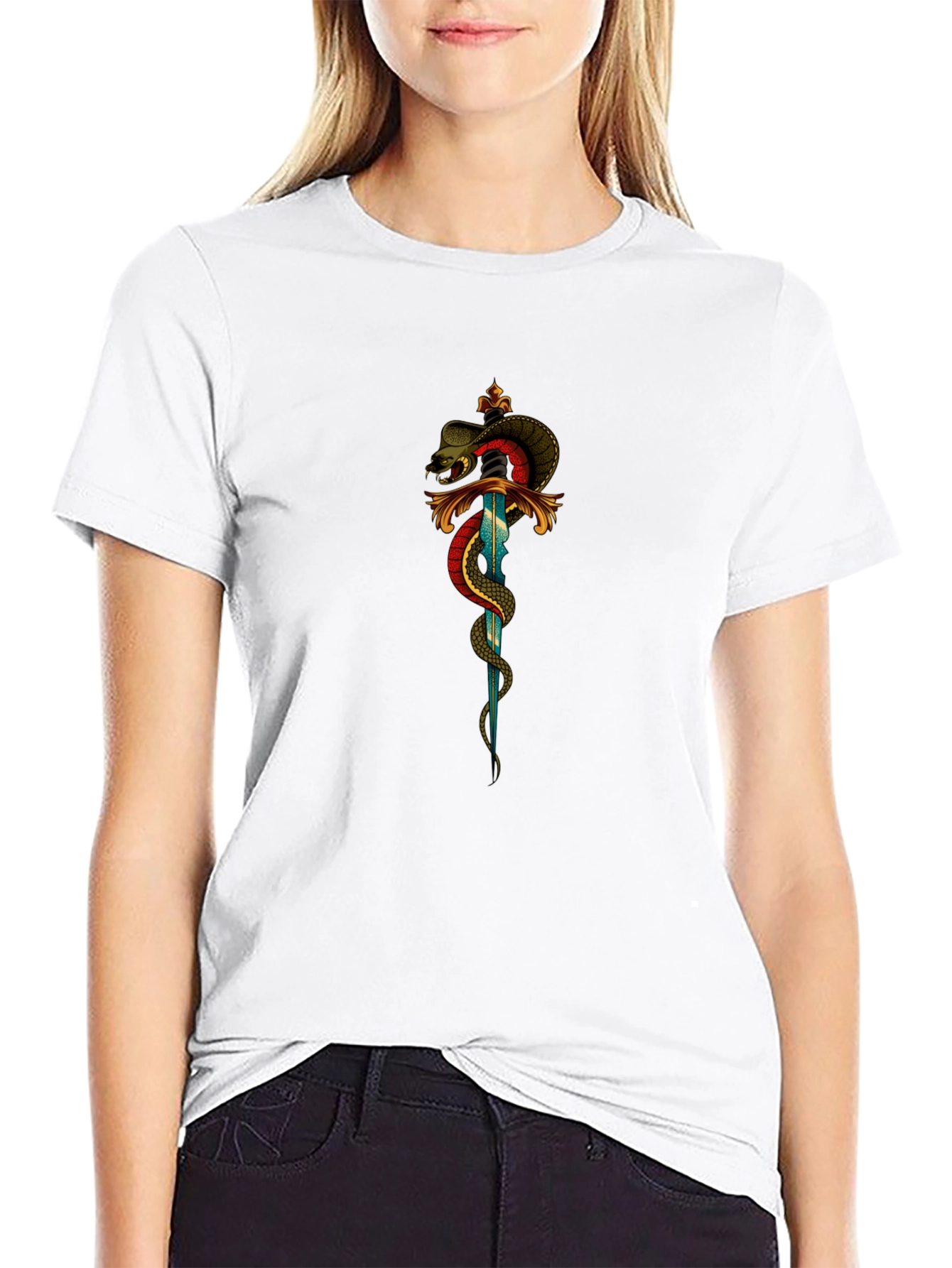Snake & Dagger Graphic Tee