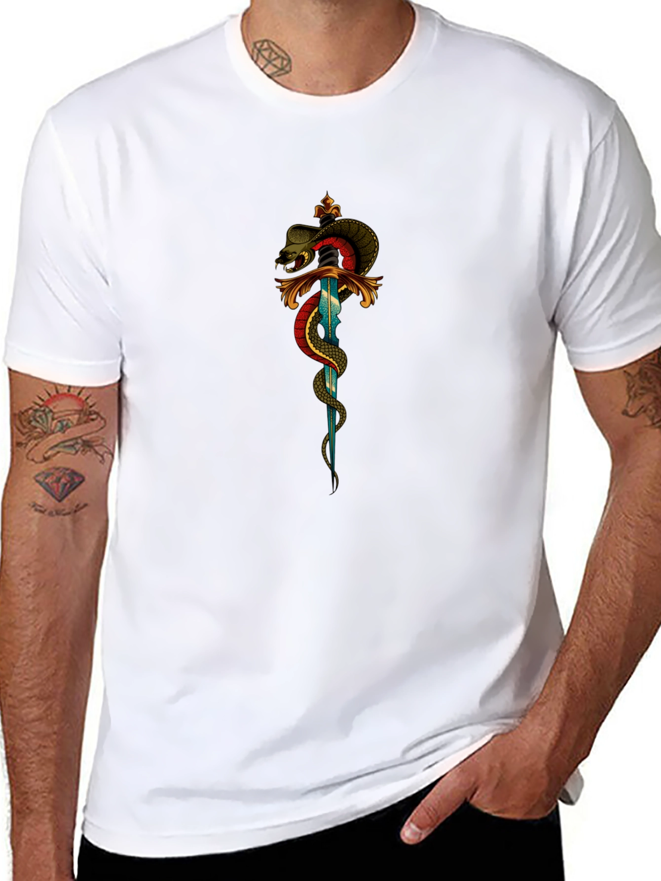 Snake & Dagger Graphic Tee