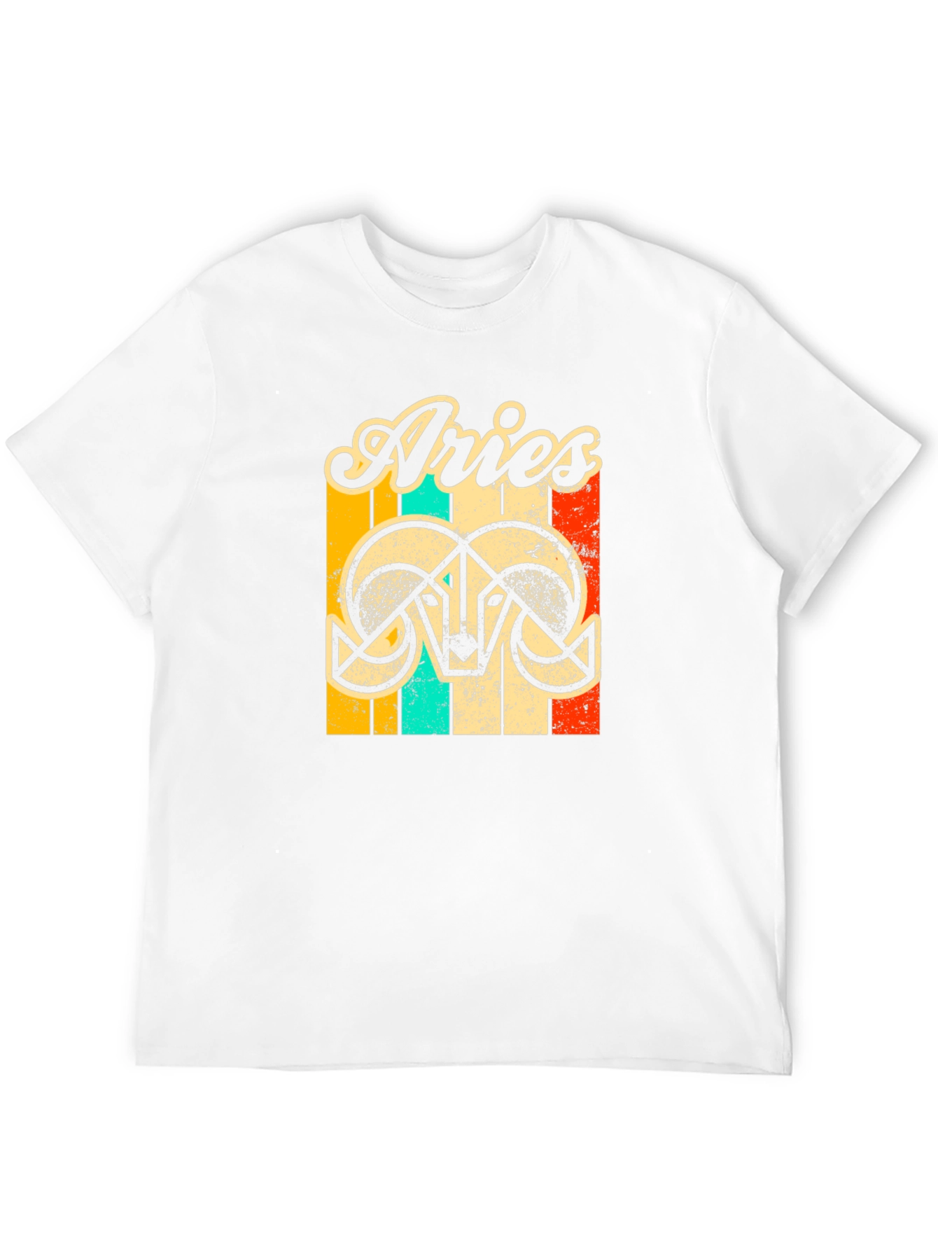 Retro Aries T-Shirt - Zodiac Astrology Tee